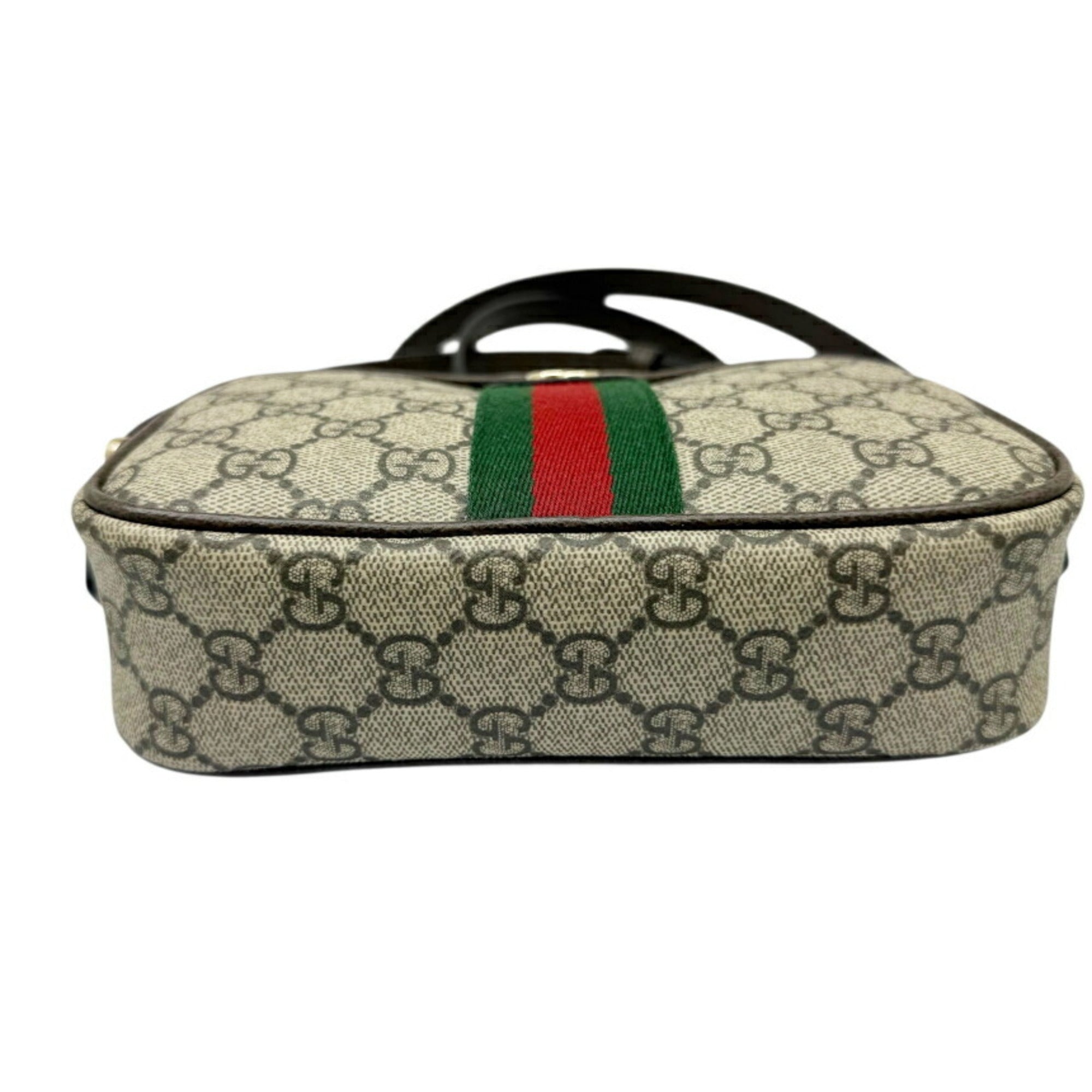 Gucci Beige Gg Canvas Shoulder Bag (Pre-Owned)