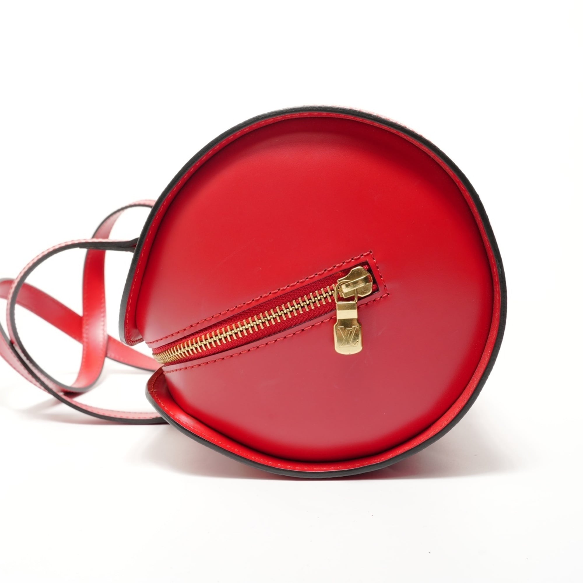 Louis Vuitton Red Color Pouch Shoulder Bag (Pre-Owned)