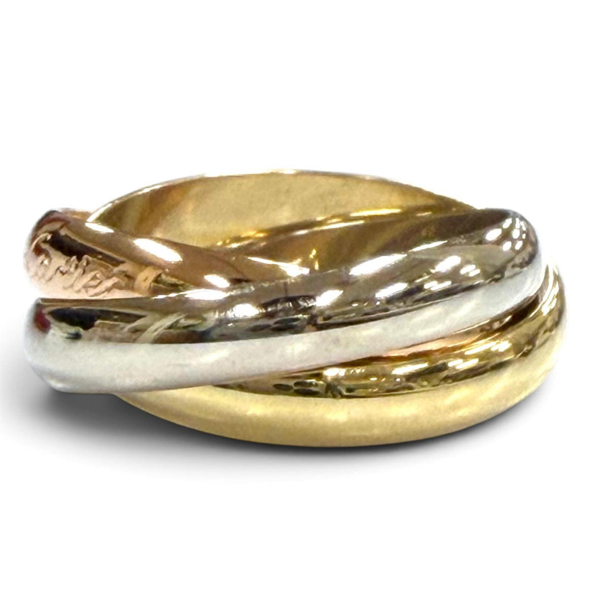 Cartier Pink Gold White Gold Yellow Gold Yellow Gold (18K) Pink Gold (18K) White Gold (18K) Band Ring (Pre-Owned)