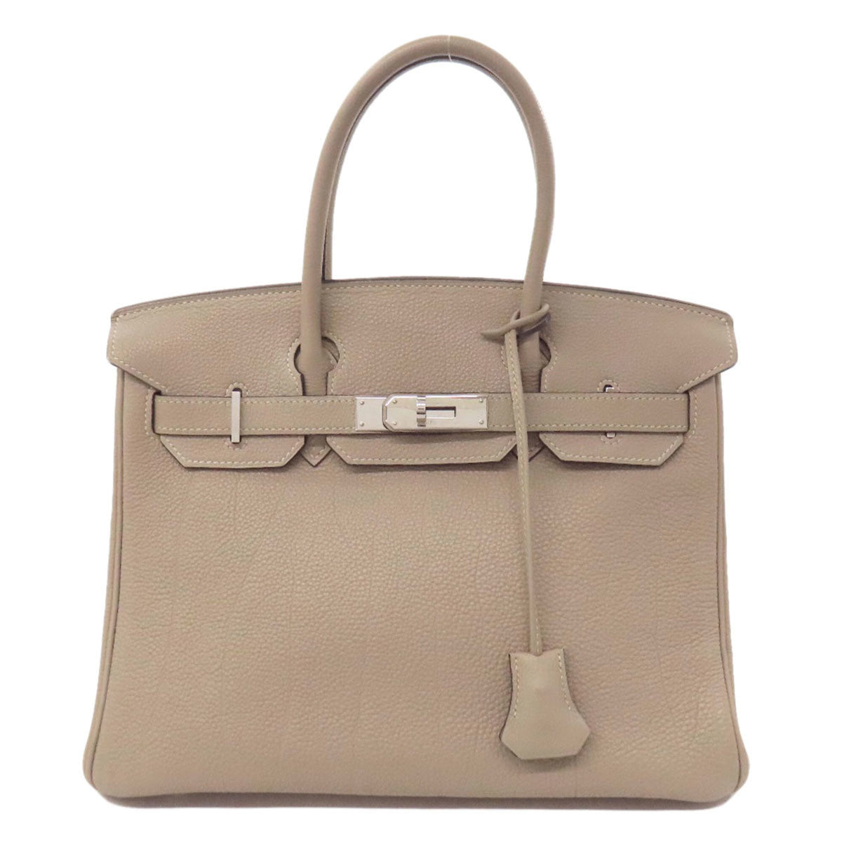 Hermes Beige Togo Leather Handbag (Pre-Owned)