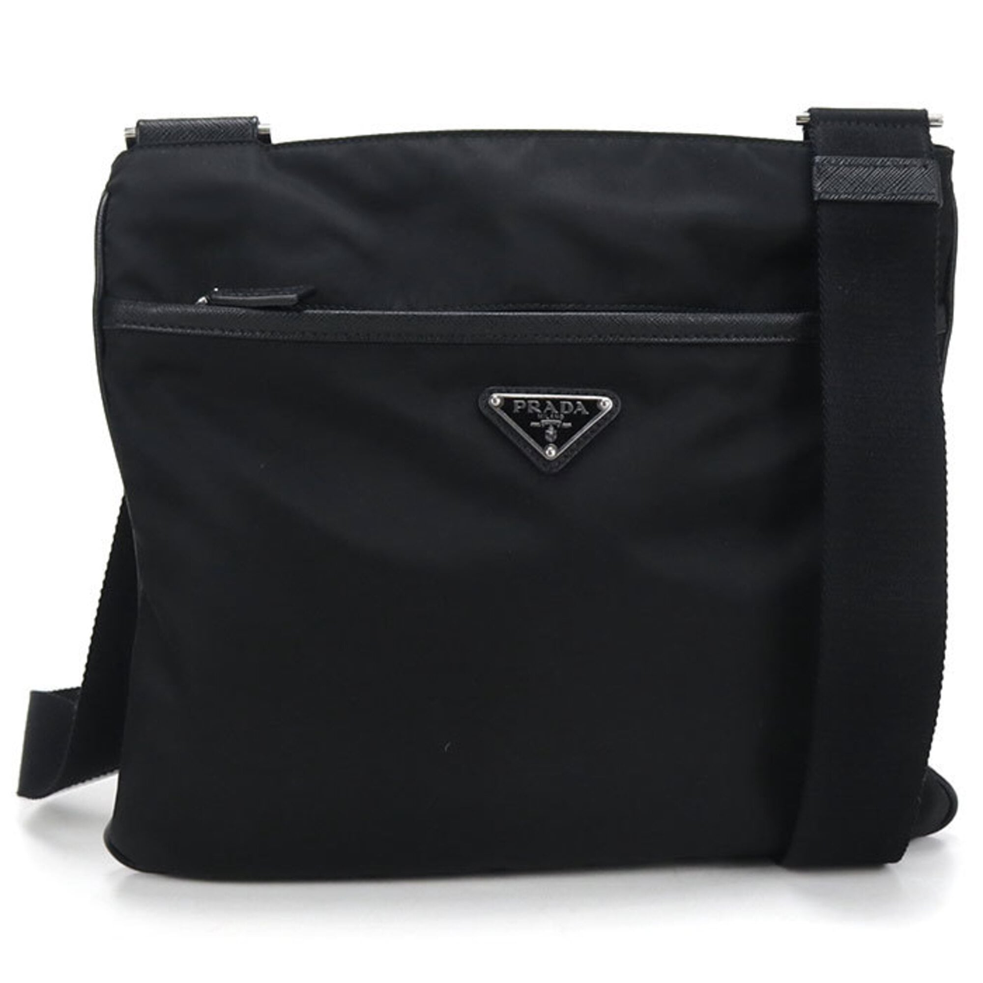 Prada Black Nylon Shoulder Bag (Pre-Owned)