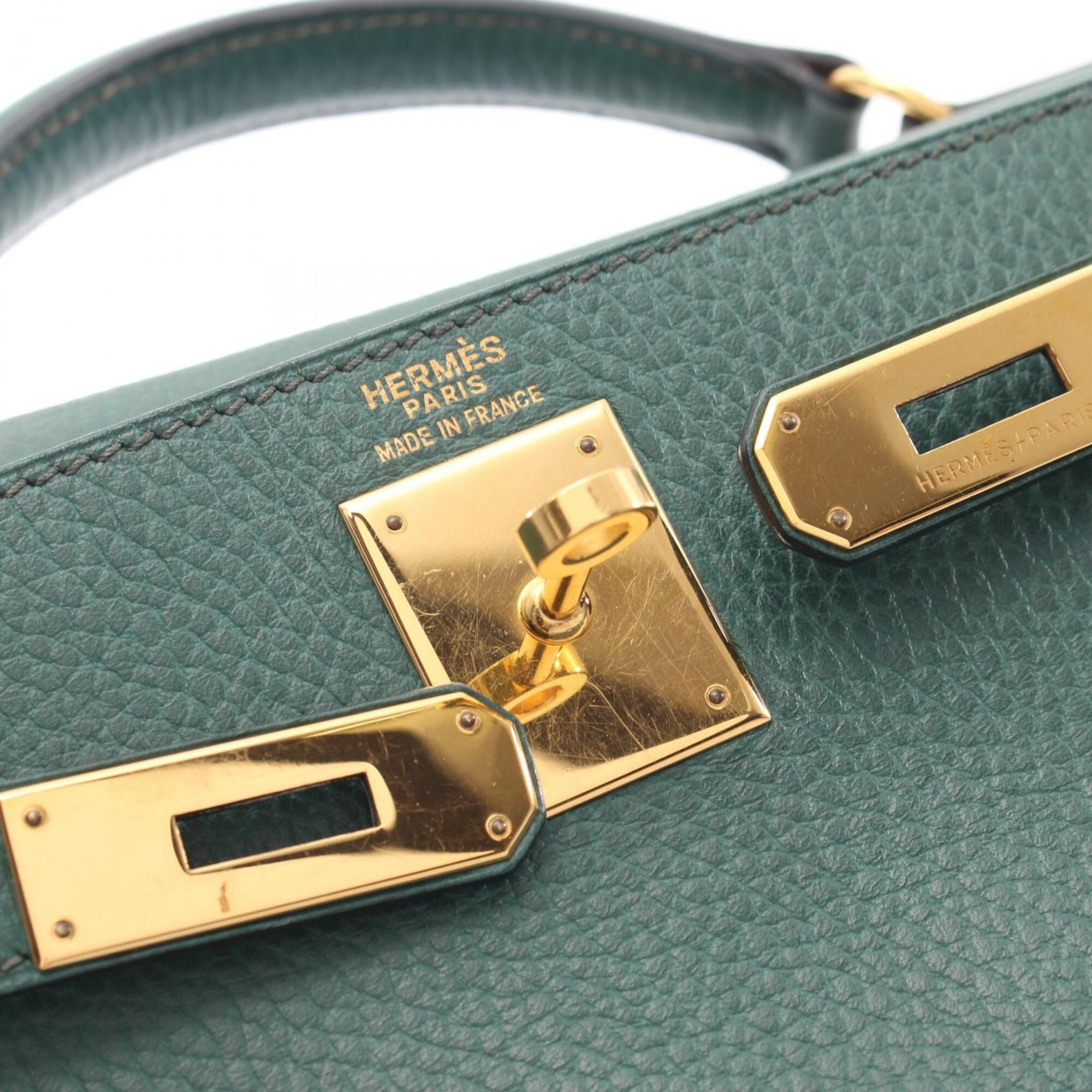 Hermes Green Ardennes Leather Backpack Handbag (Pre-Owned)