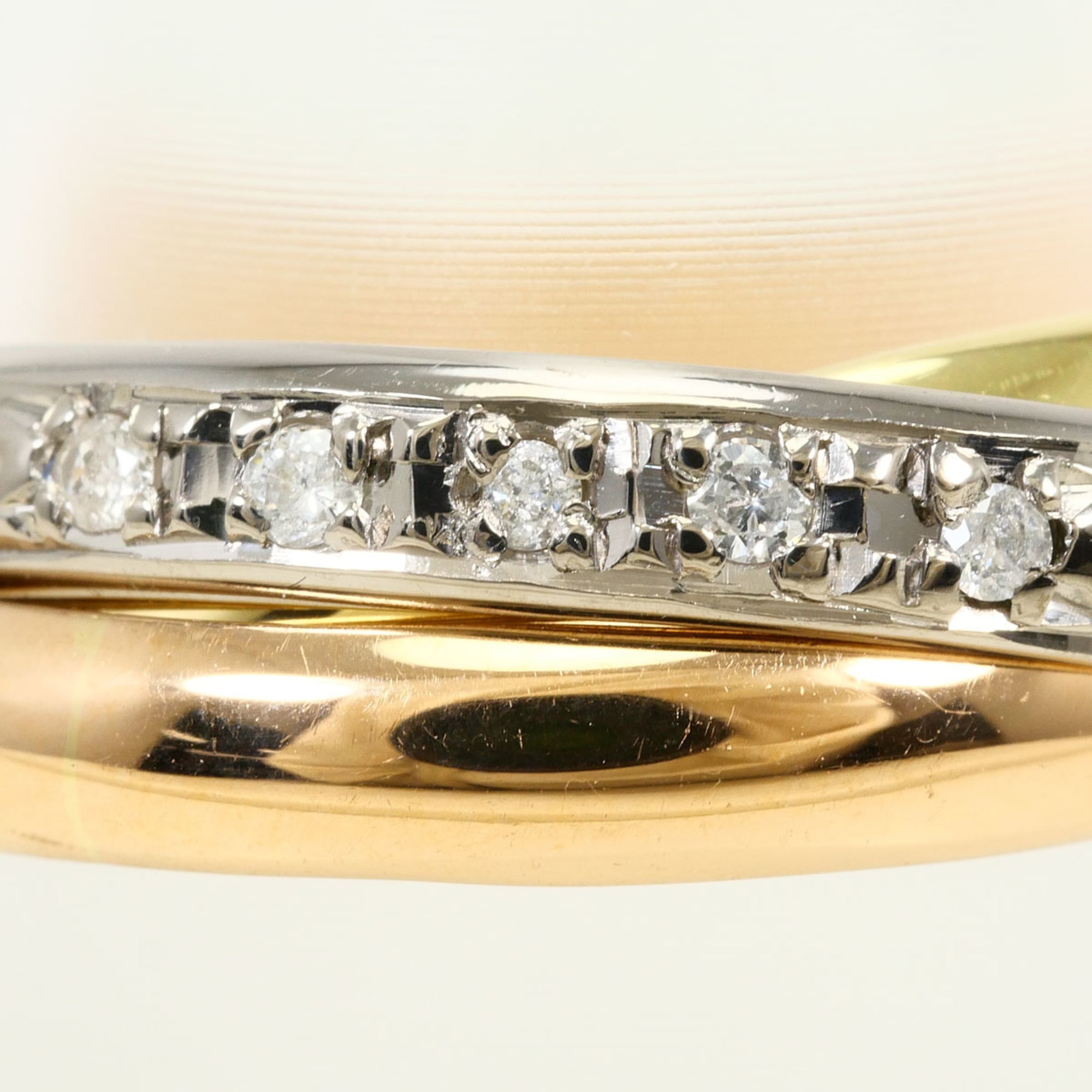 Unbranded White Gold White Gold (18K) Band Ring (Pre-Owned)