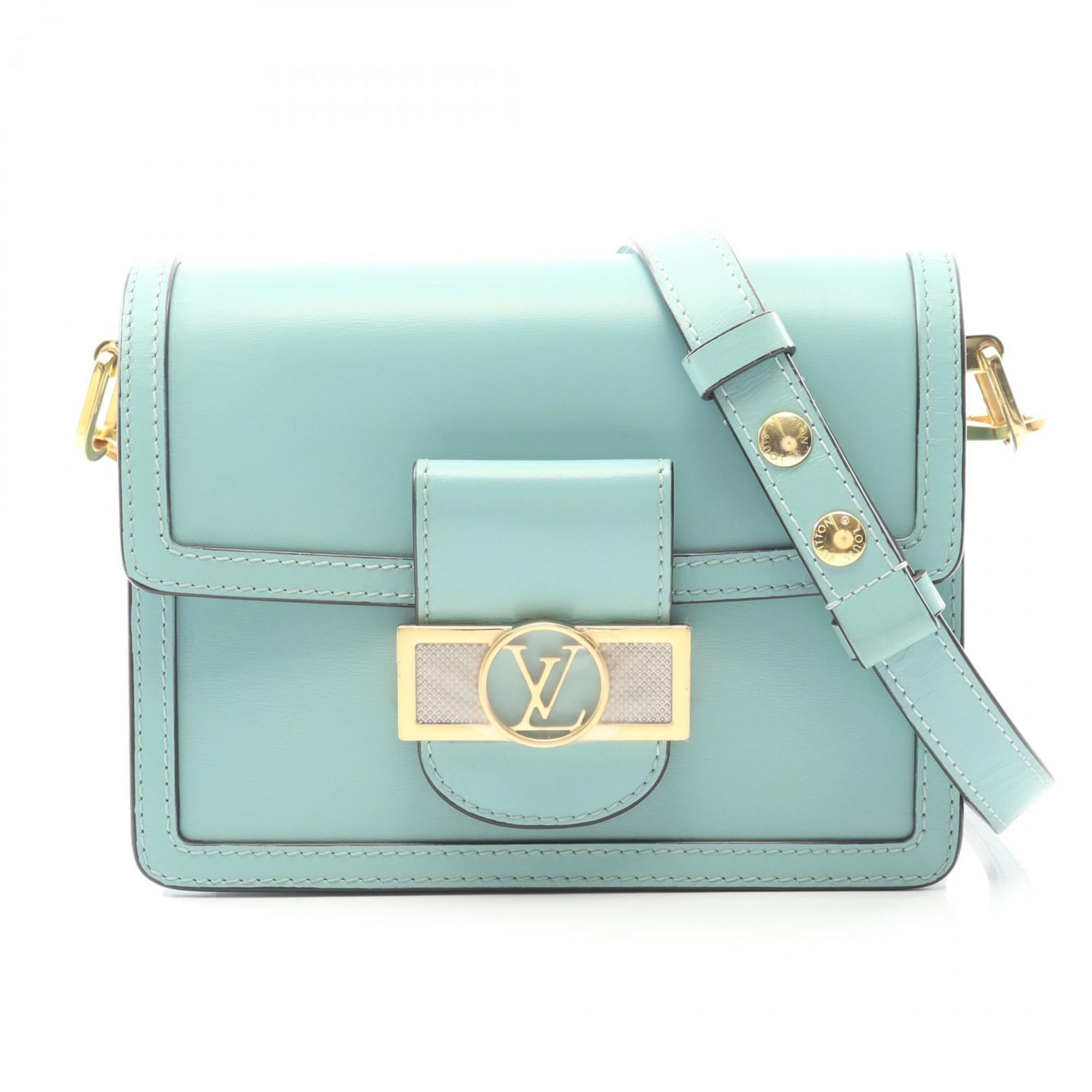 Louis Vuitton Green Leather Shoulder Bag (Pre-Owned)