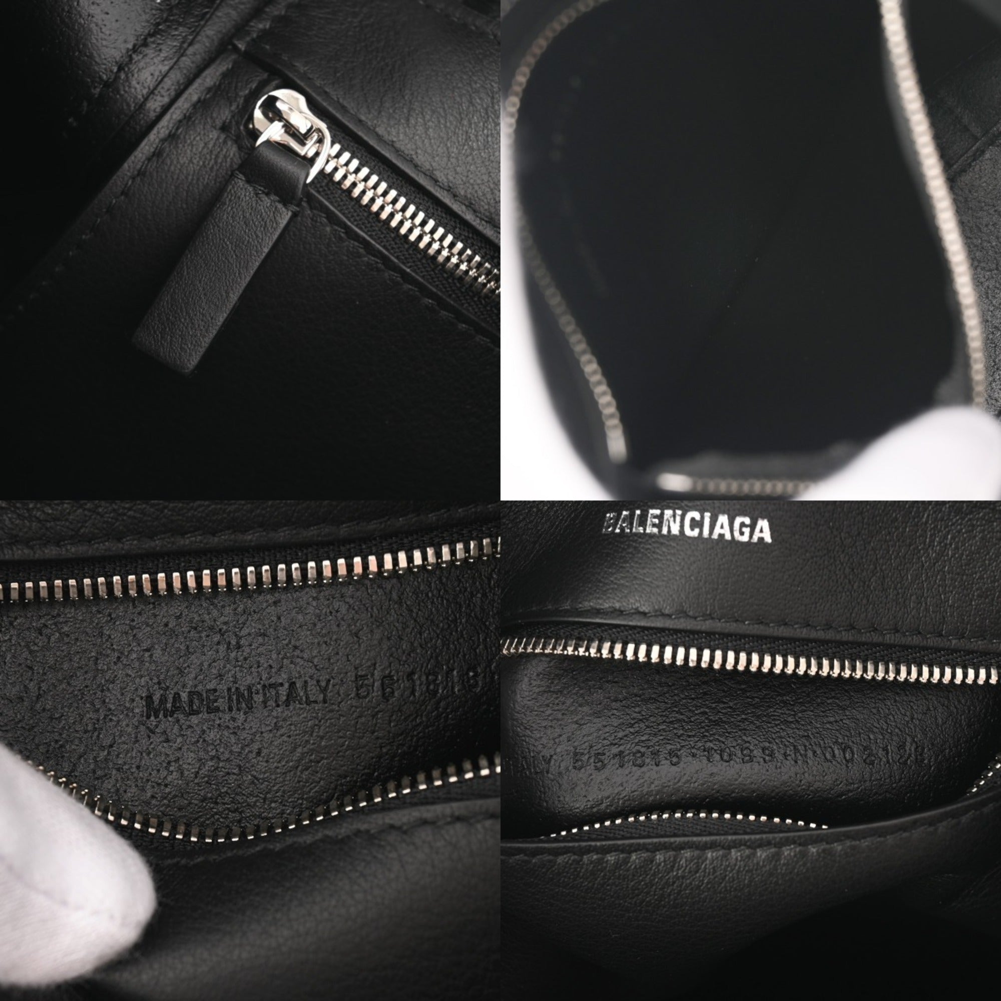 Balenciaga Black Leather Tote Bag (Pre-Owned)