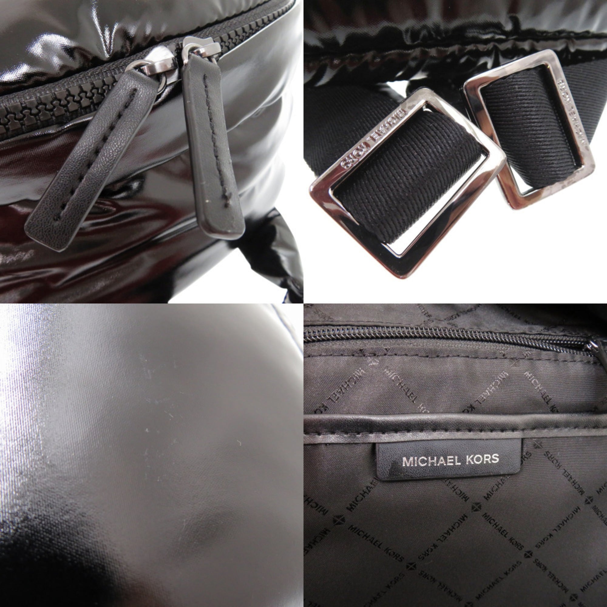 Michael Kors Black Nylon Backpack (Pre-Owned)