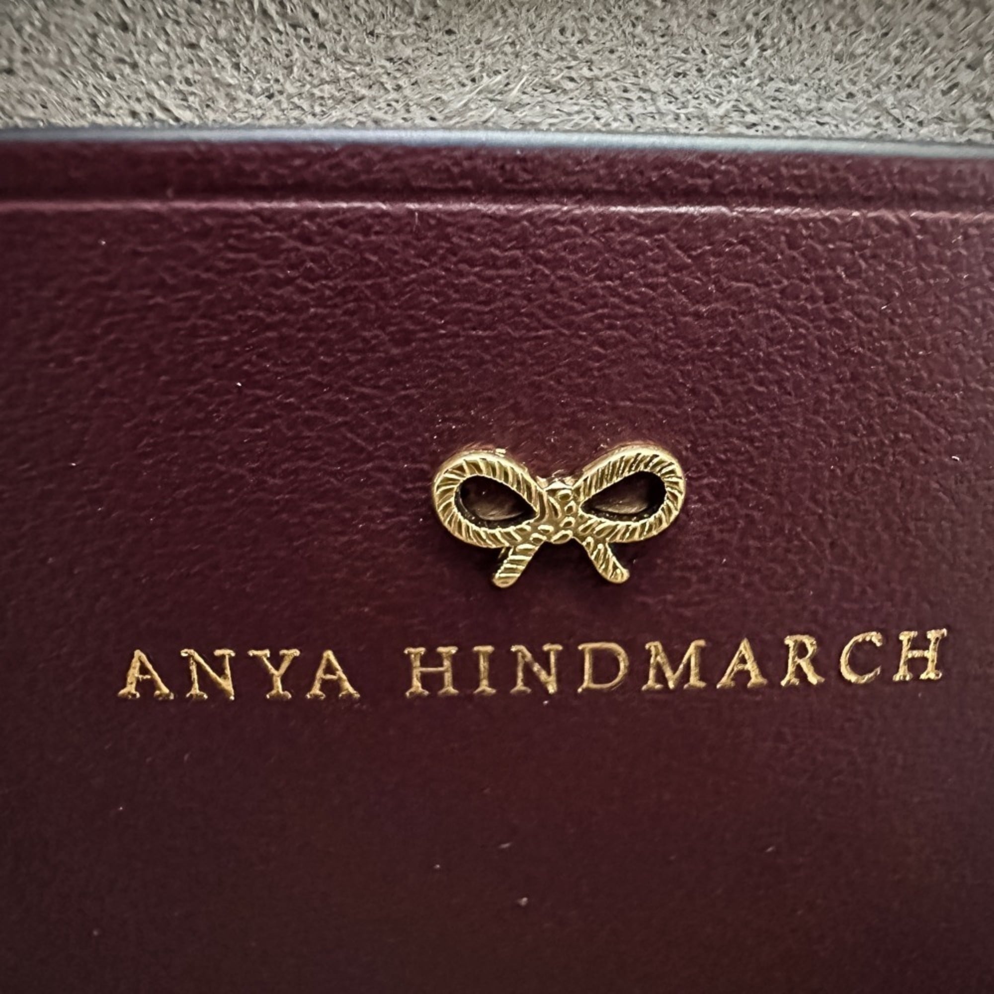 Anya Hindmarch Bordeaux Shoulder Bag (Pre-Owned)
