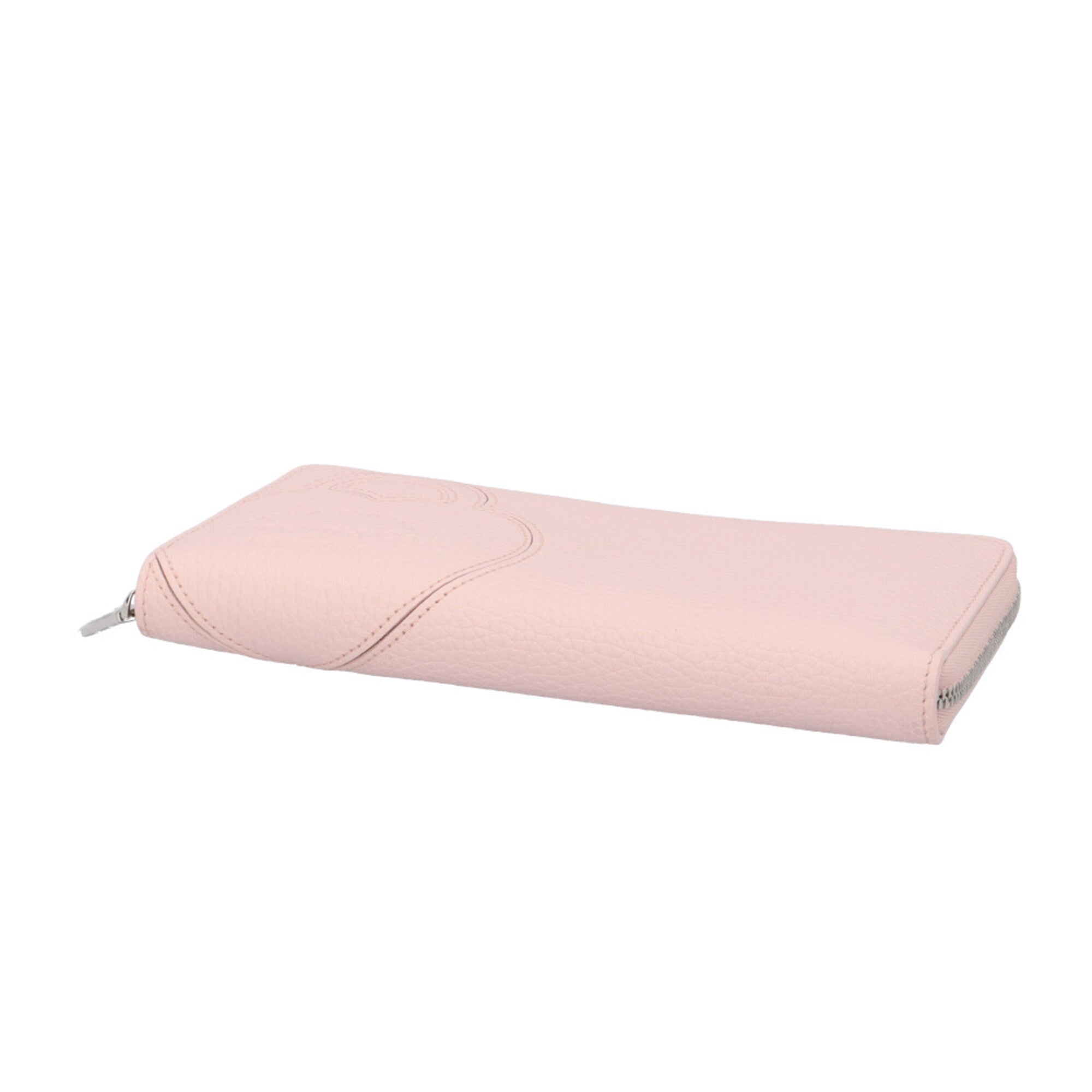 Tiffany Pink Leather Long Wallet (Bi-Fold) (Pre-Owned)