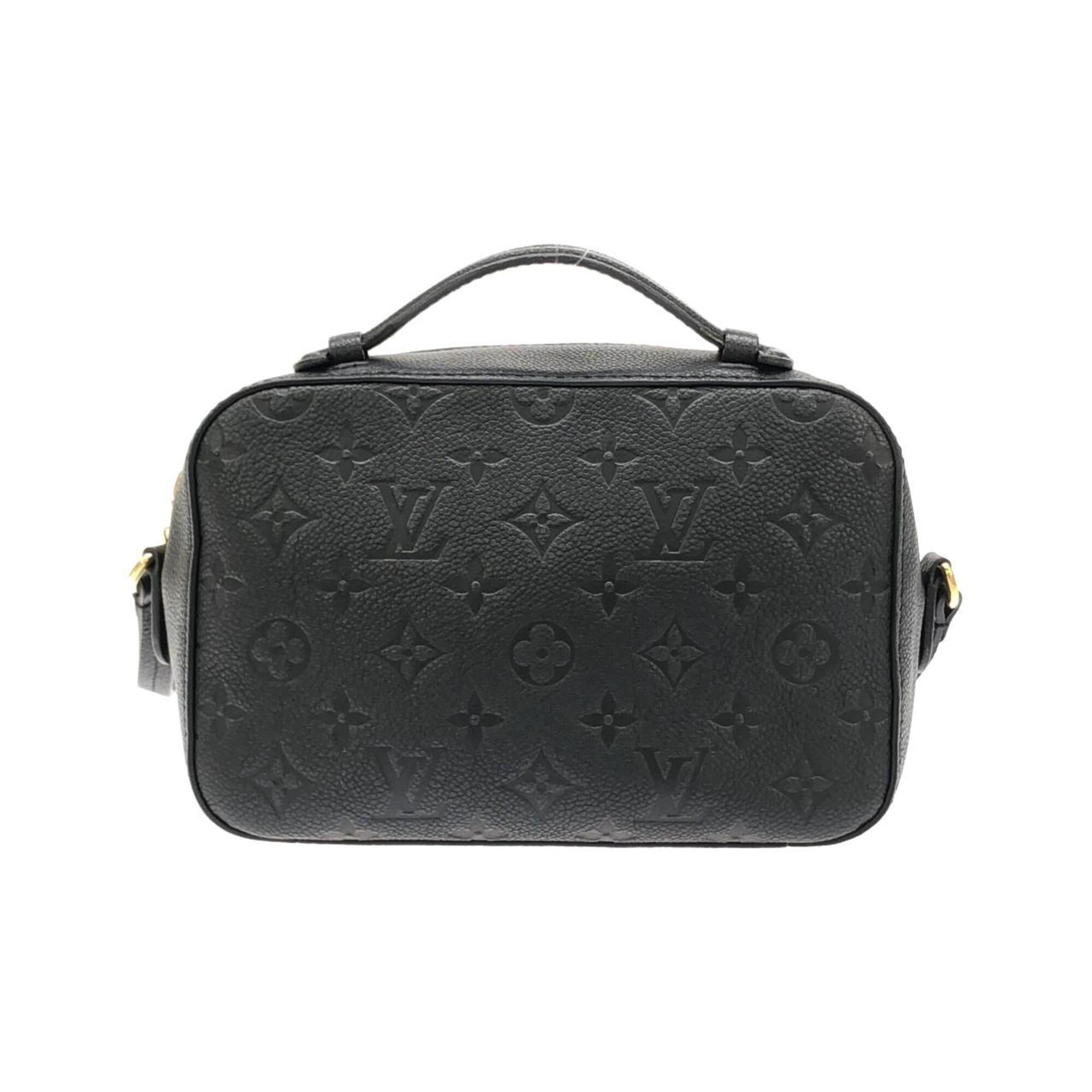 Louis Vuitton Black Leather Shoulder Bag (Pre-Owned)