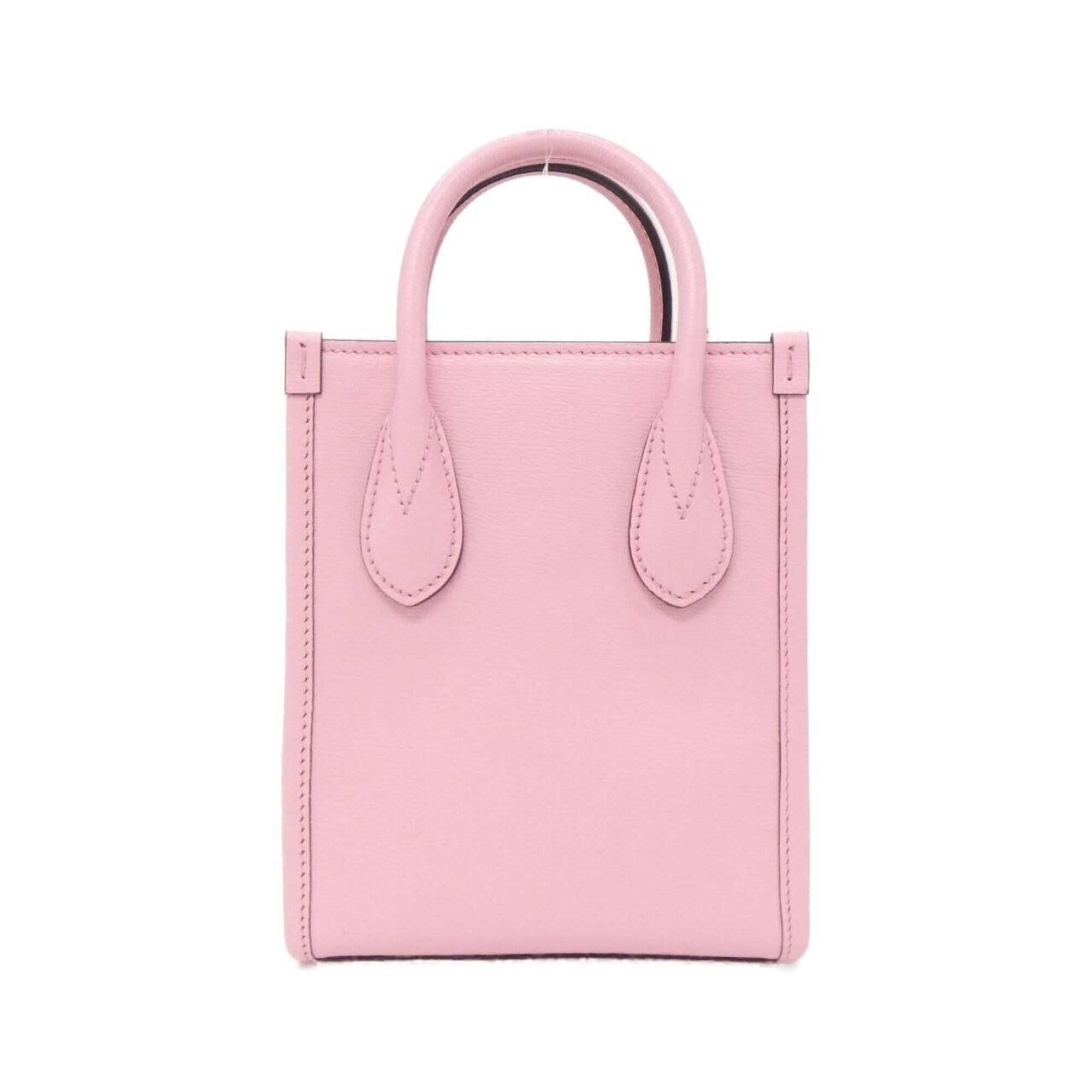Gucci Pink Leather Handbag (Pre-Owned)