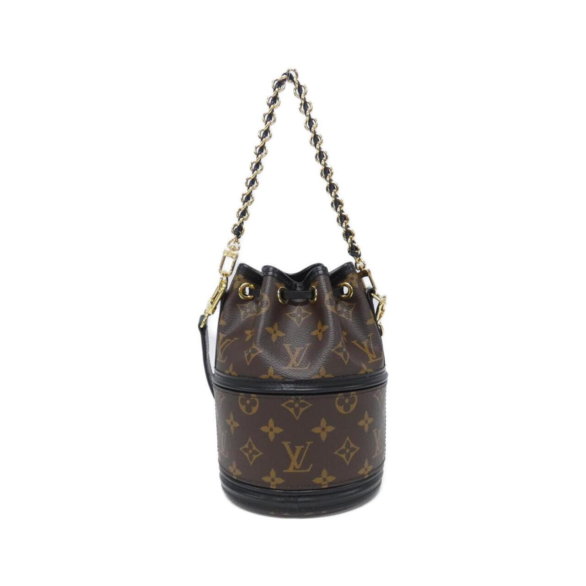Louis Vuitton Marron Coated Canvas Shoulder Bag (Pre-Owned)