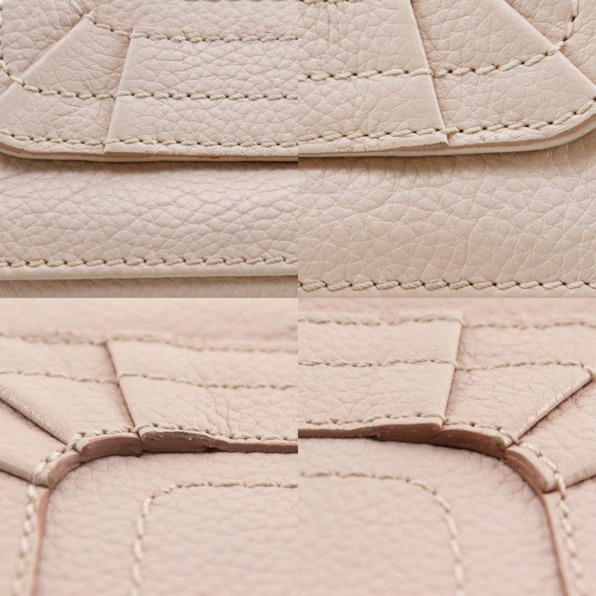Chloé Pink Leather Long Wallet (Bi-Fold) (Pre-Owned)