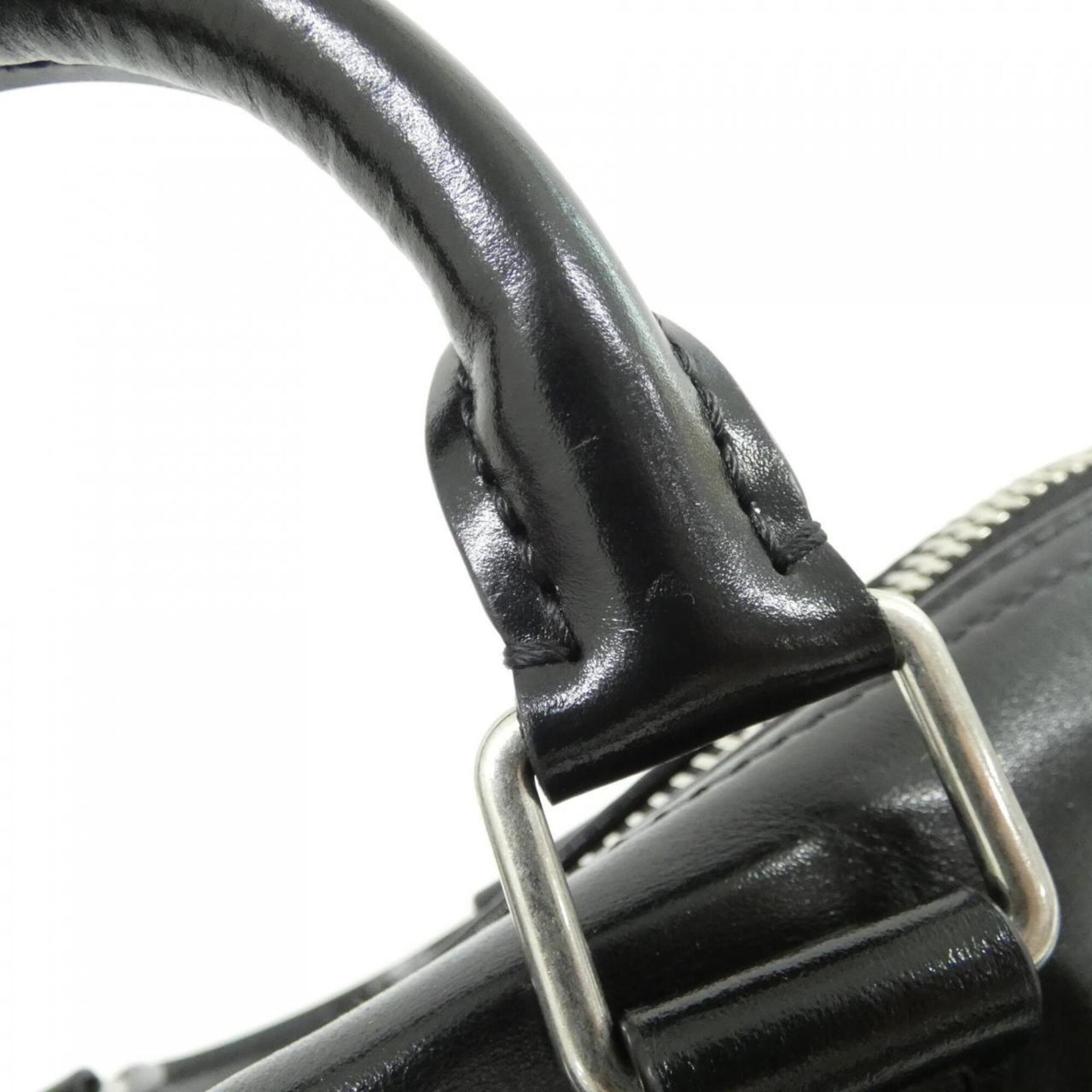 Louis Vuitton Black Leather Boston Bag (Pre-Owned)