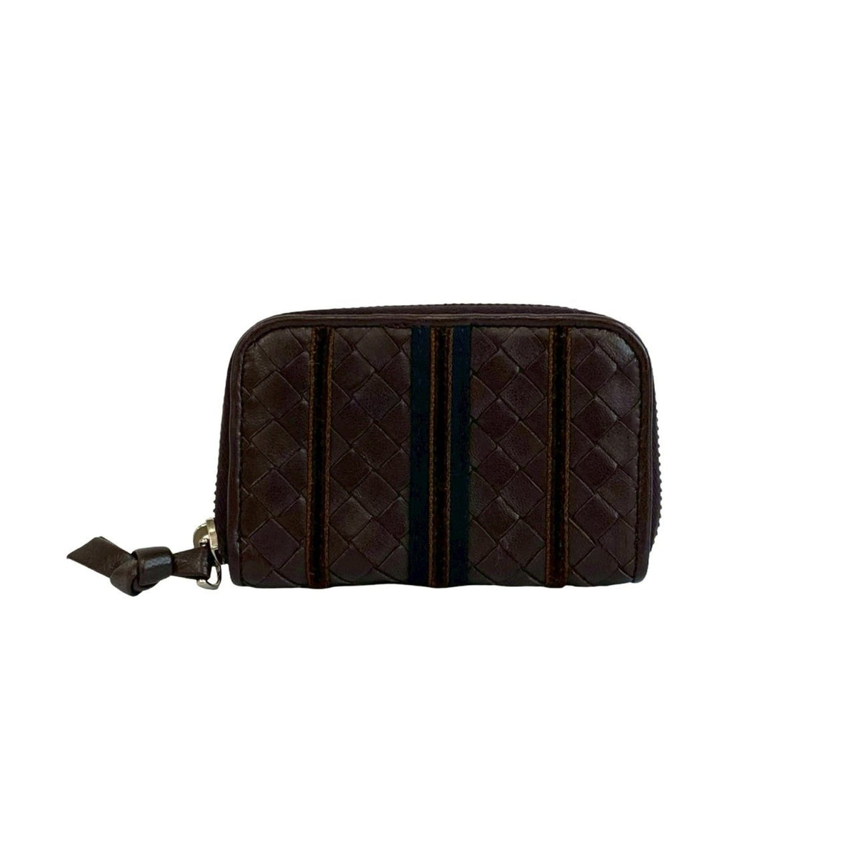 Bottega Veneta Brown Leather Coin Purse/Coin Case (Pre-Owned)