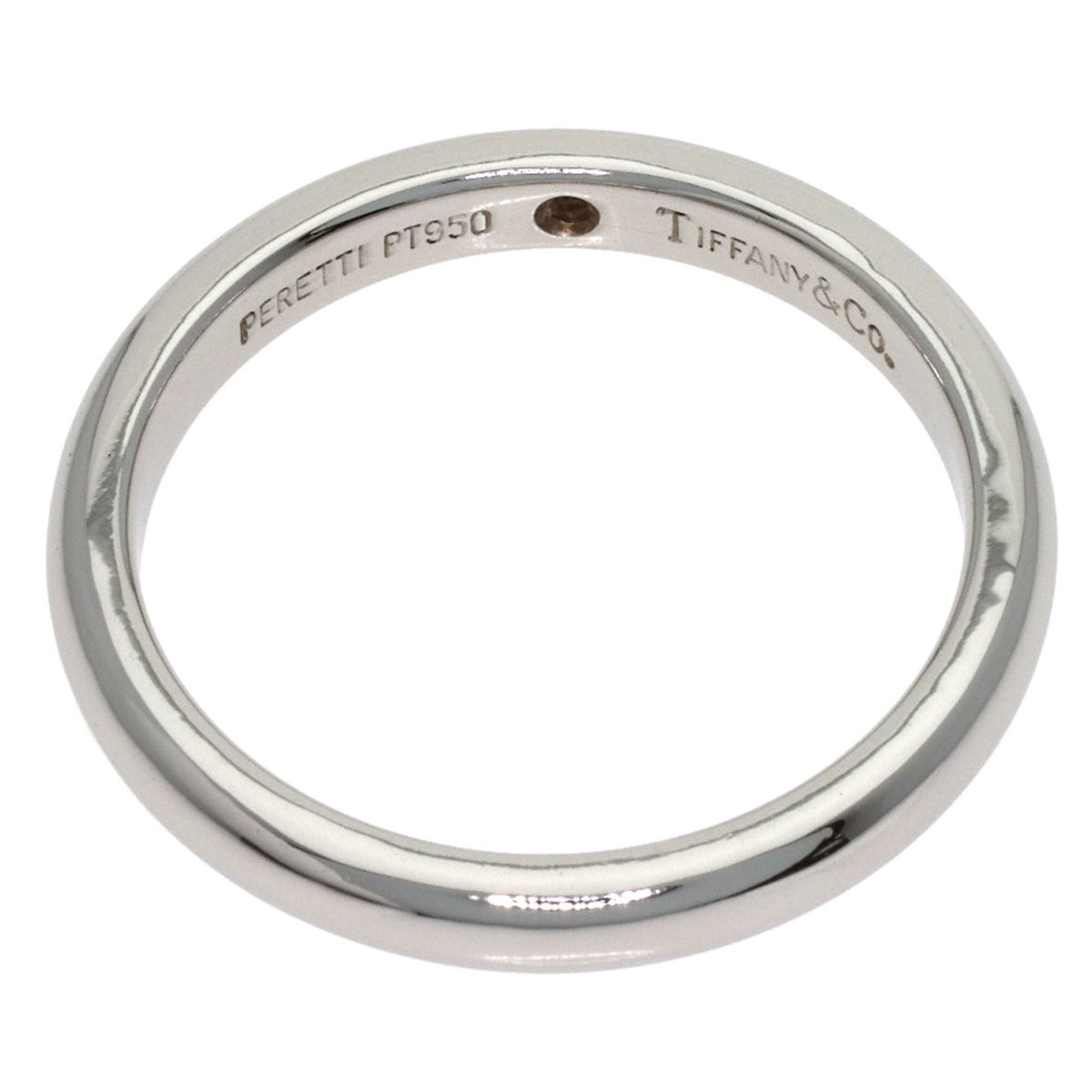 Tiffany Platinum 950 Band Ring (Pre-Owned)
