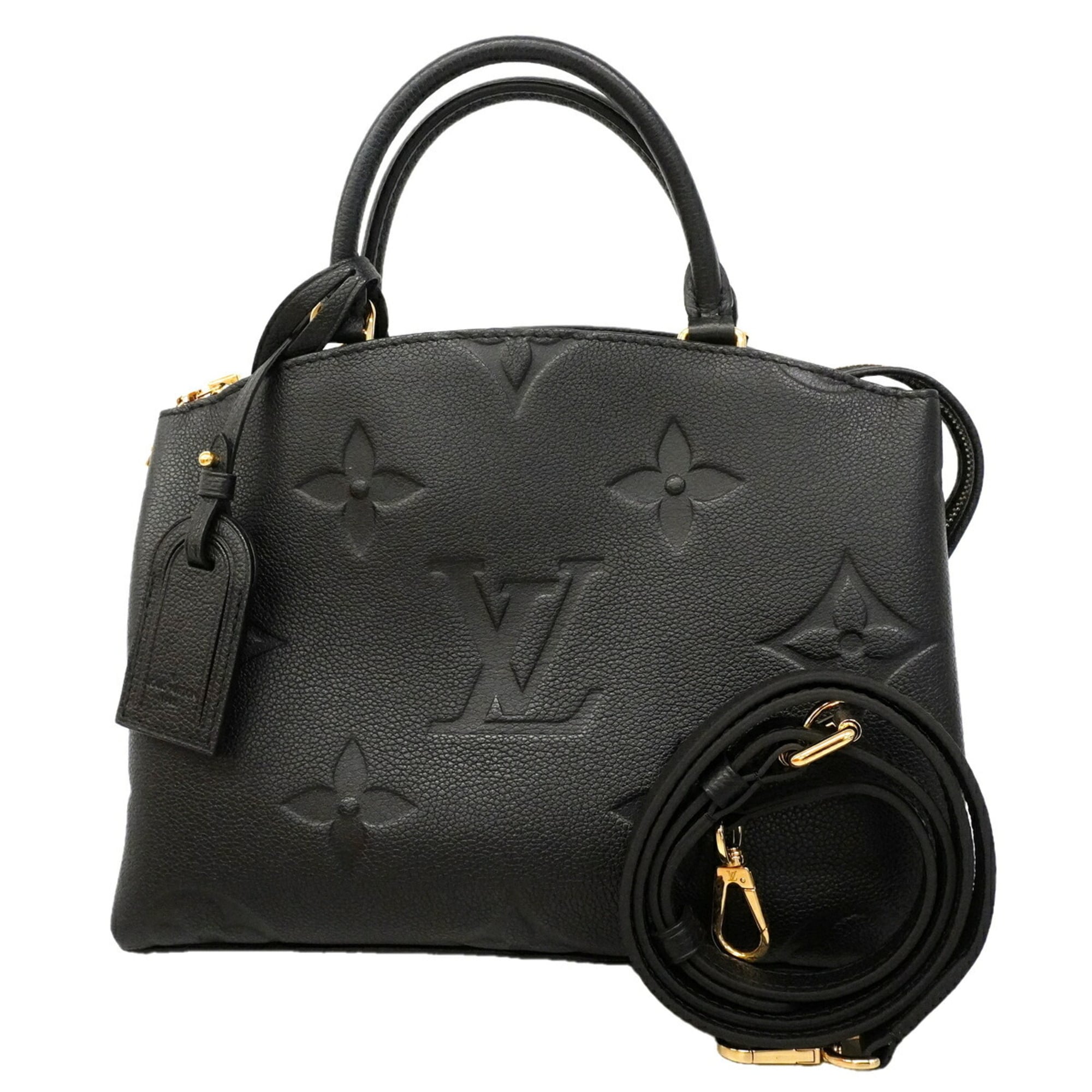 Louis Vuitton Noir Handbag (Pre-Owned)