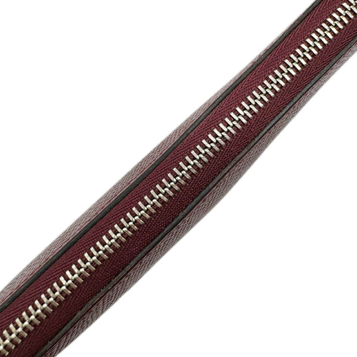 Hermes Azap Rouge H Epsom Leather Long Wallet (Bi-Fold) (Pre-Owned)