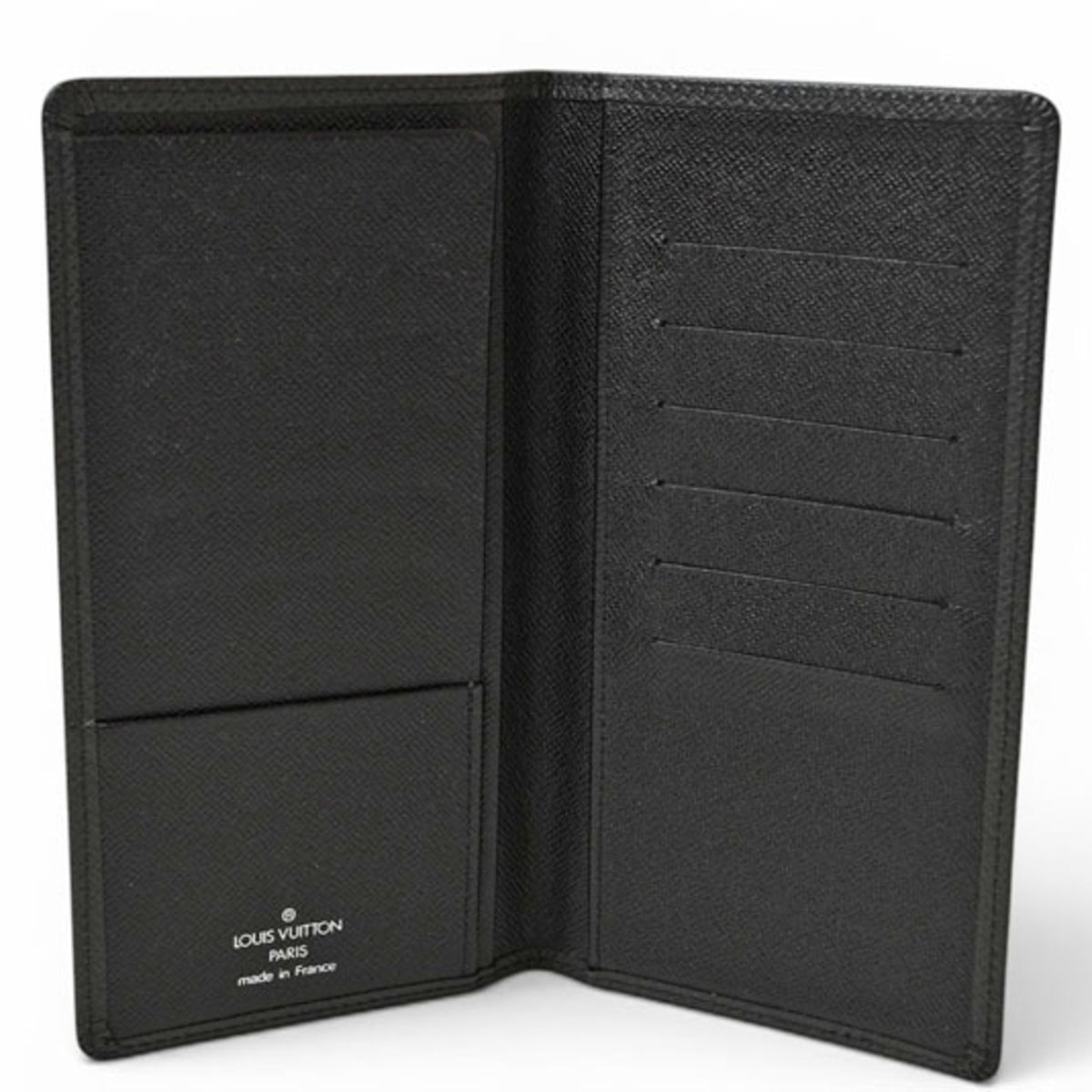 Louis Vuitton Ardoise Leather Long Wallet (Bi-Fold) (Pre-Owned)