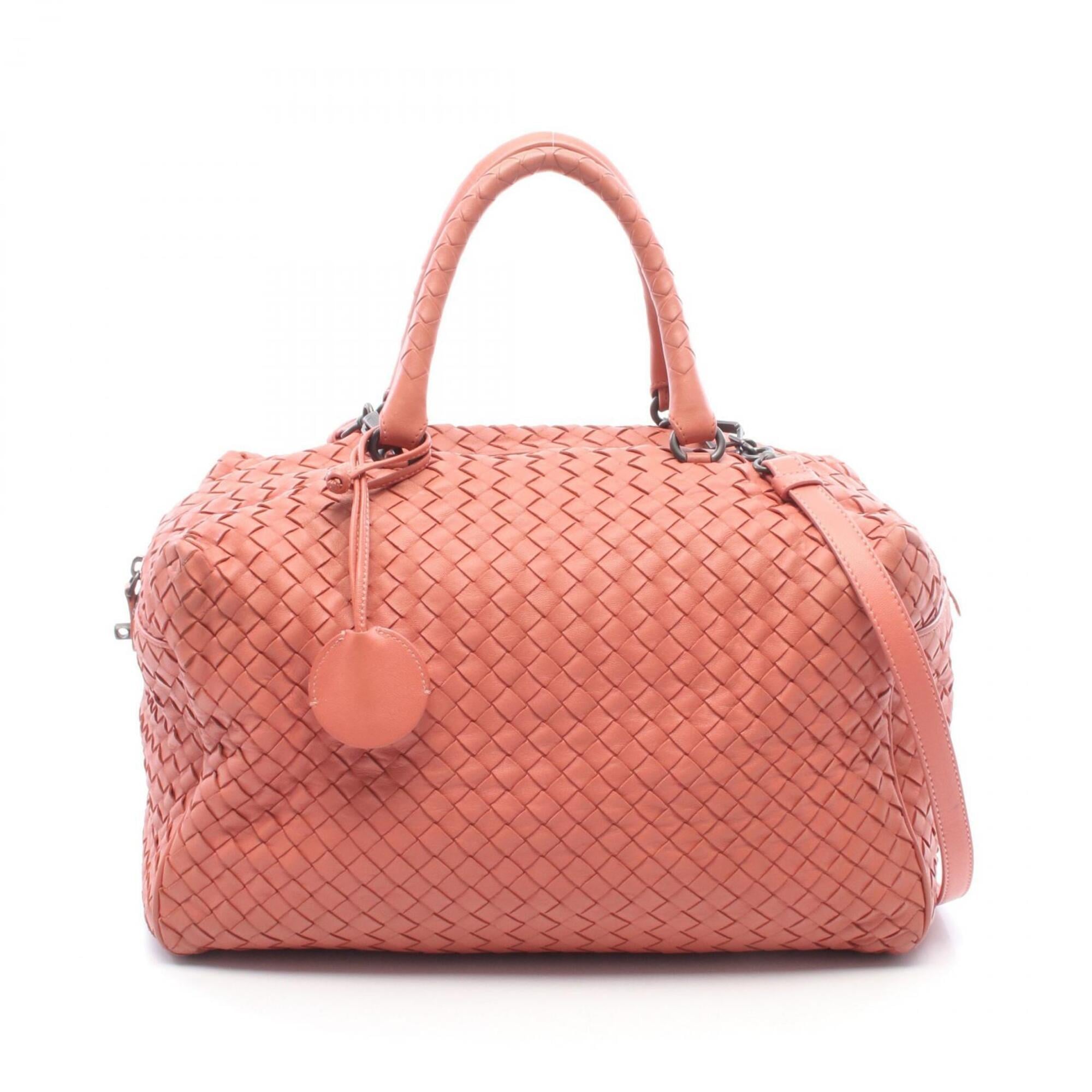 Bottega Veneta Pink Intrecciato Handbag (Pre-Owned)