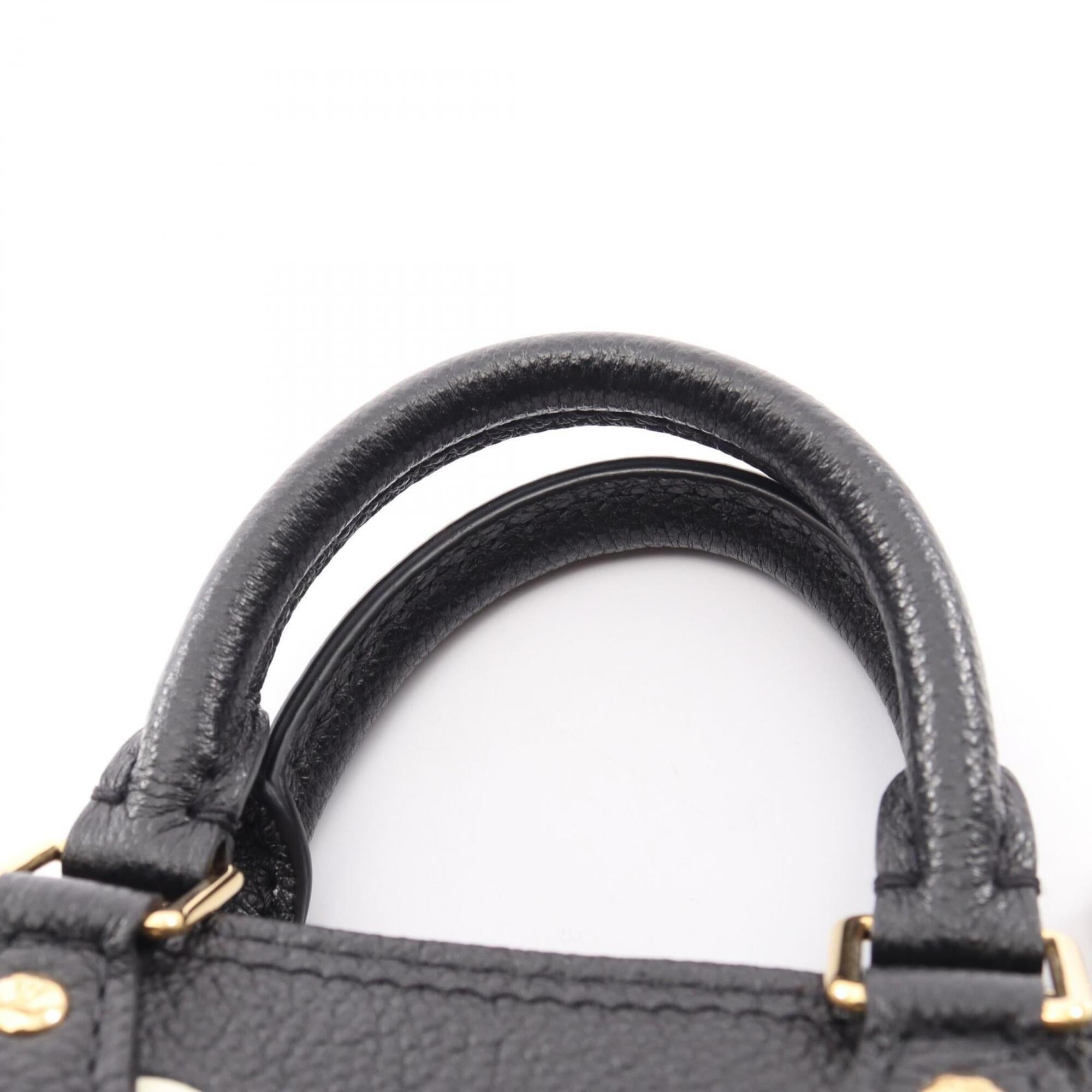 Louis Vuitton Beige Bicolor Black Monogram Empreinte Leather Handbag (Pre-Owned)
