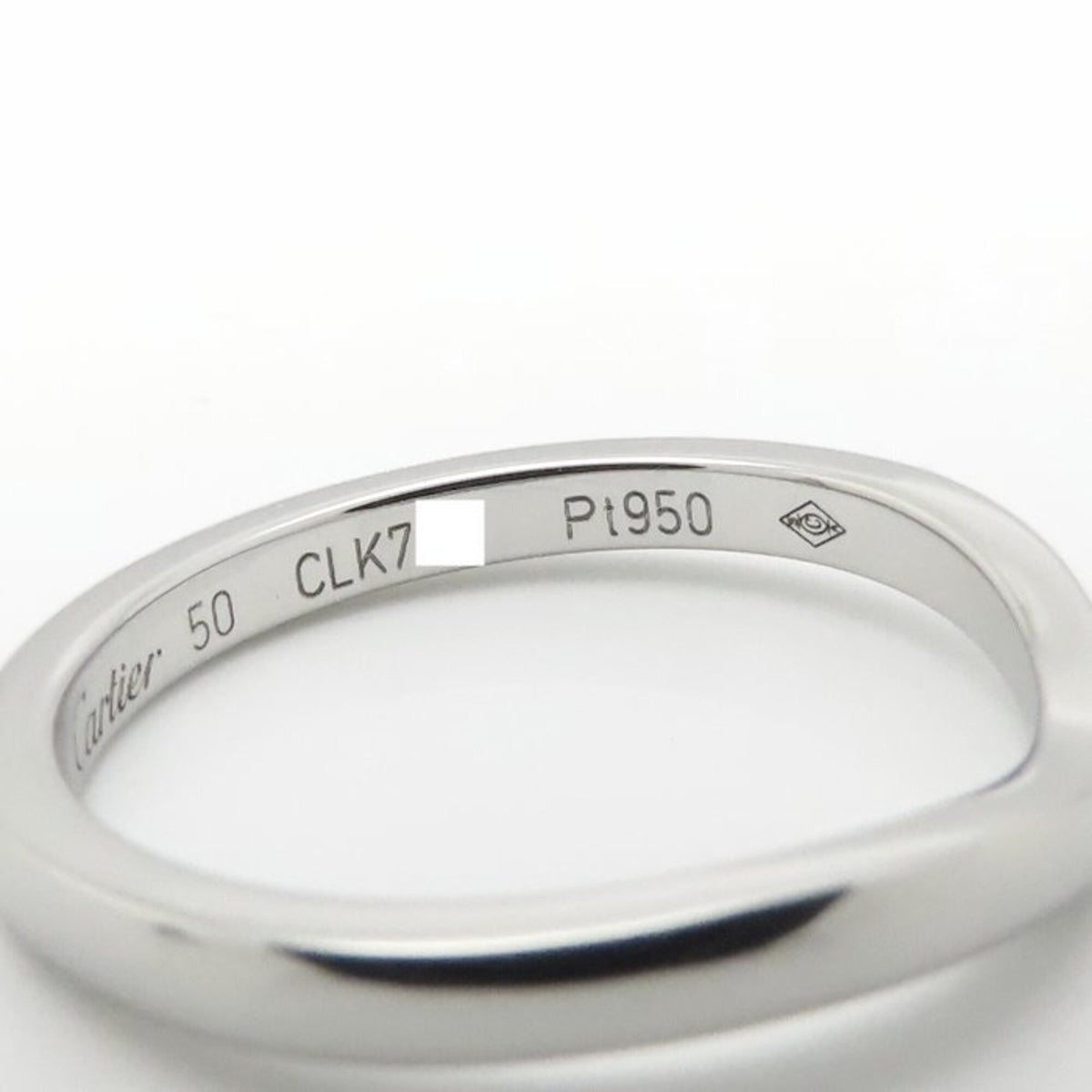 Cartier Platinum 950 Band Ring (Pre-Owned)