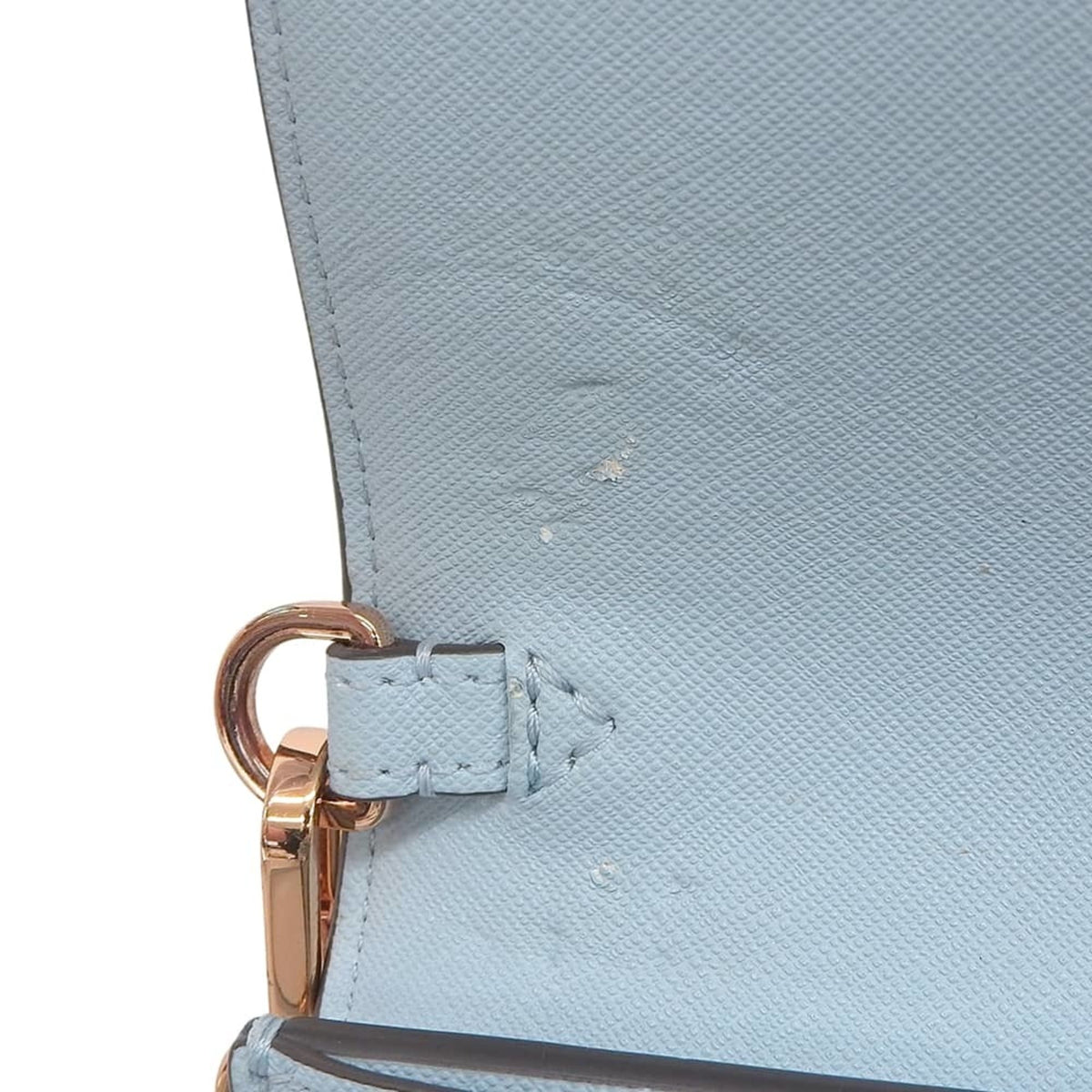 Tory Burch Light Blue Leather Shoulder Bag (Pre-Owned)