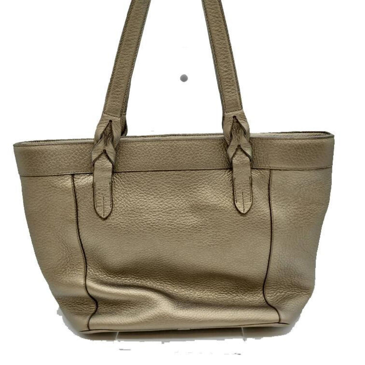Loewe Gold Leather Handbag Tote Bag (Pre-Owned)