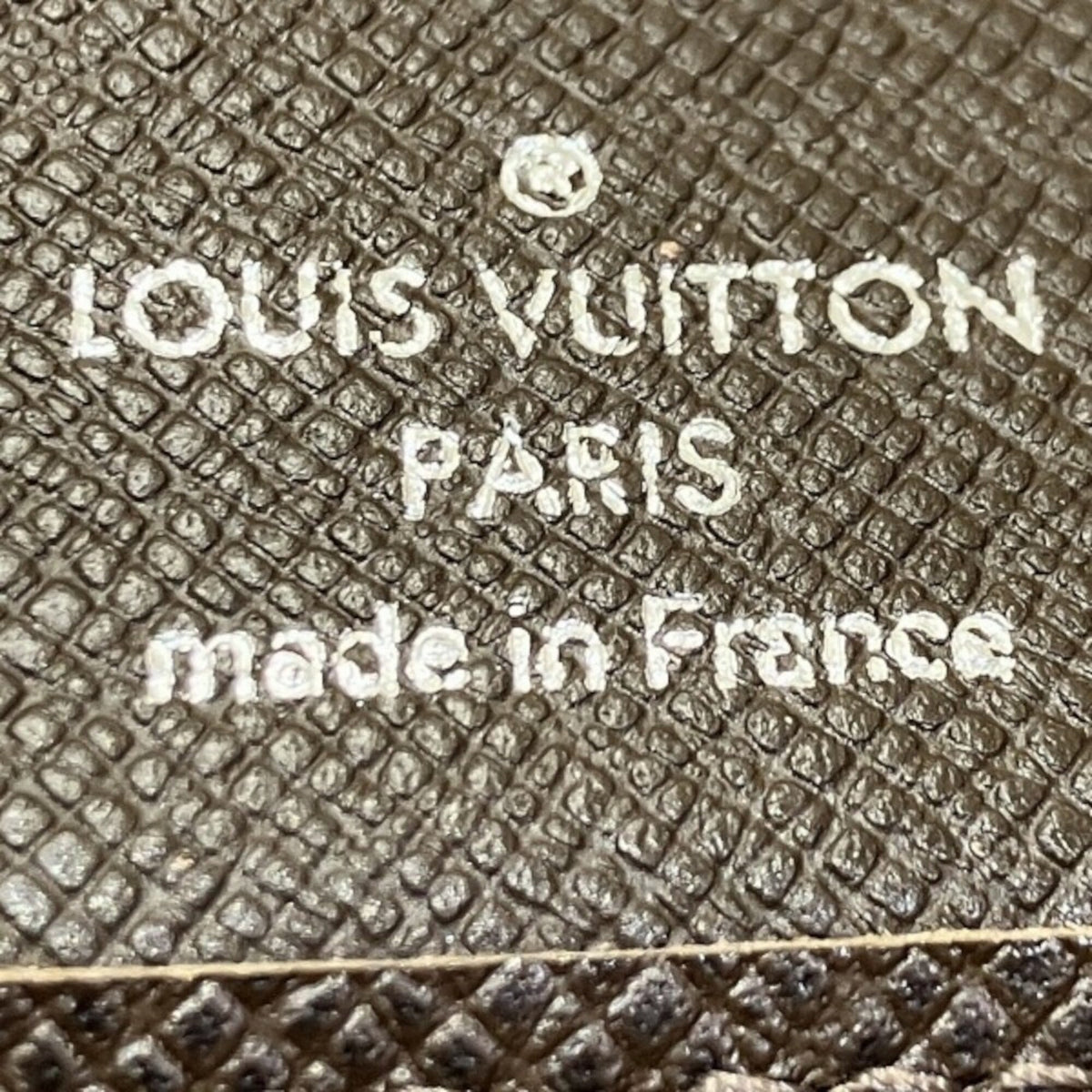 Louis Vuitton Brown Leather Wallet (Bi-Fold) (Pre-Owned)