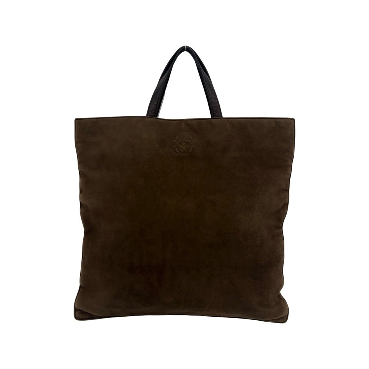 Loewe Brown Suede Handbag Tote Bag (Pre-Owned)