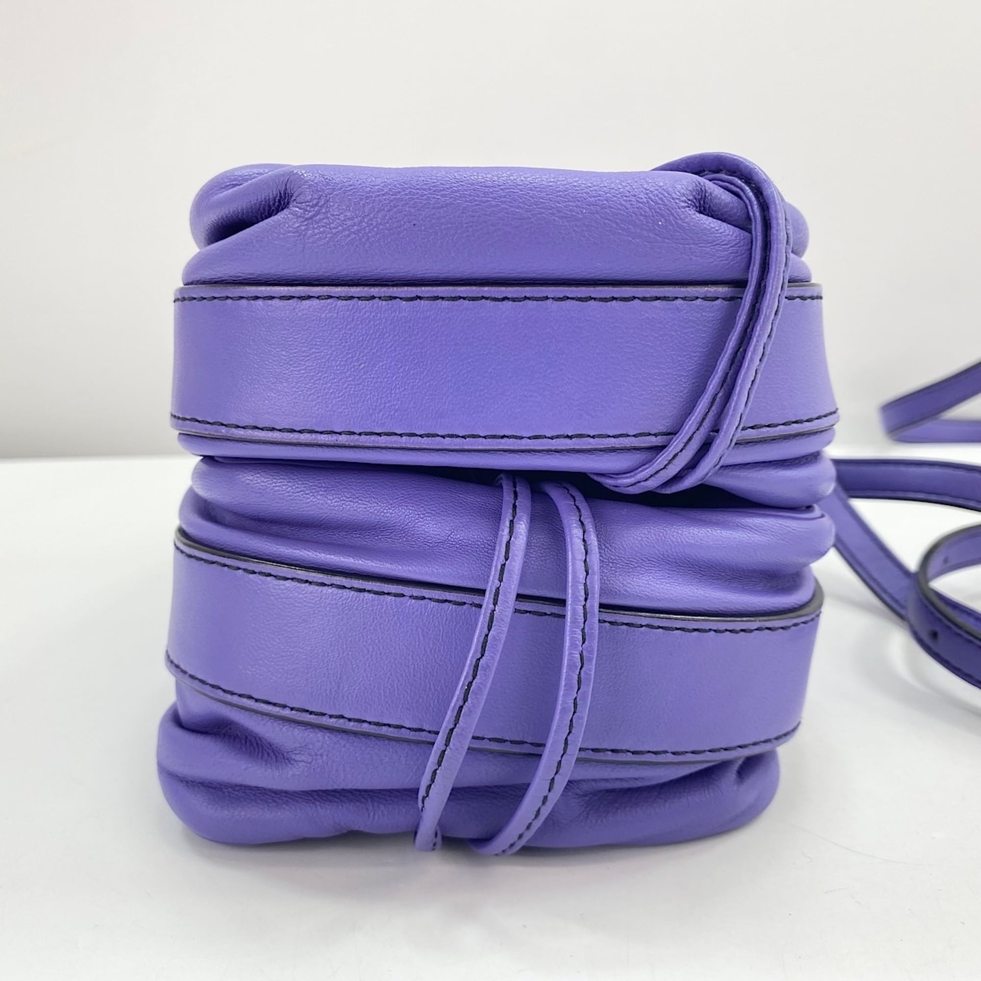 Bottega Veneta Purple Shoulder Bag (Pre-Owned)
