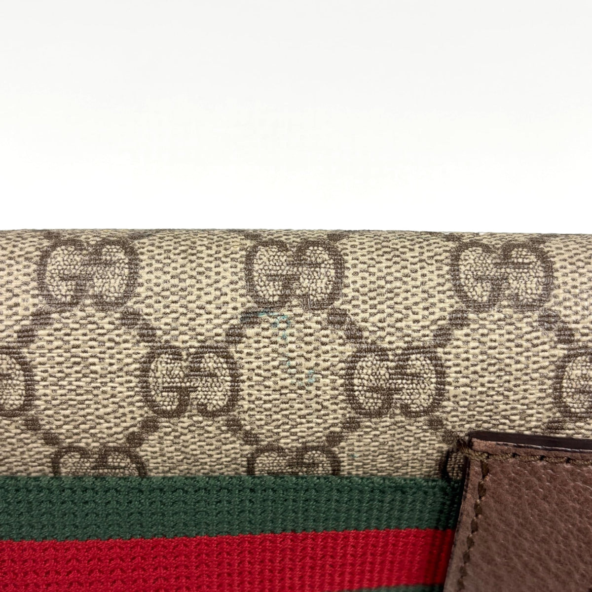 Gucci Brown Coated Canvas Leather Fanny Pack Sling Bag (Pre-Owned)