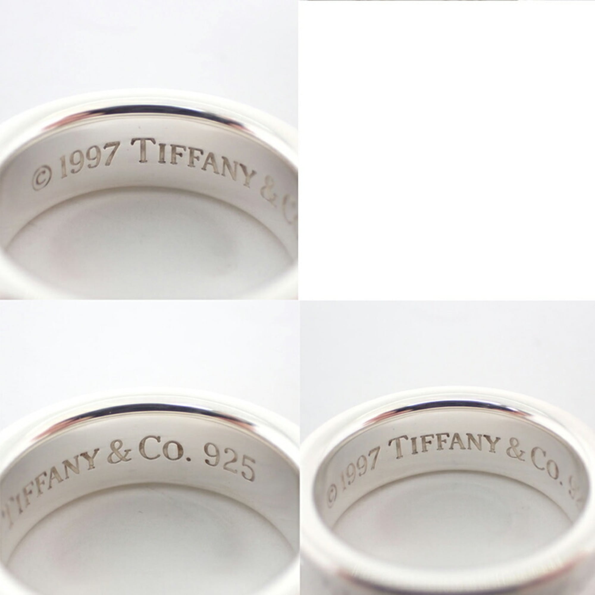 Tiffany Sterling Silver 925 Band Ring (Pre-Owned)