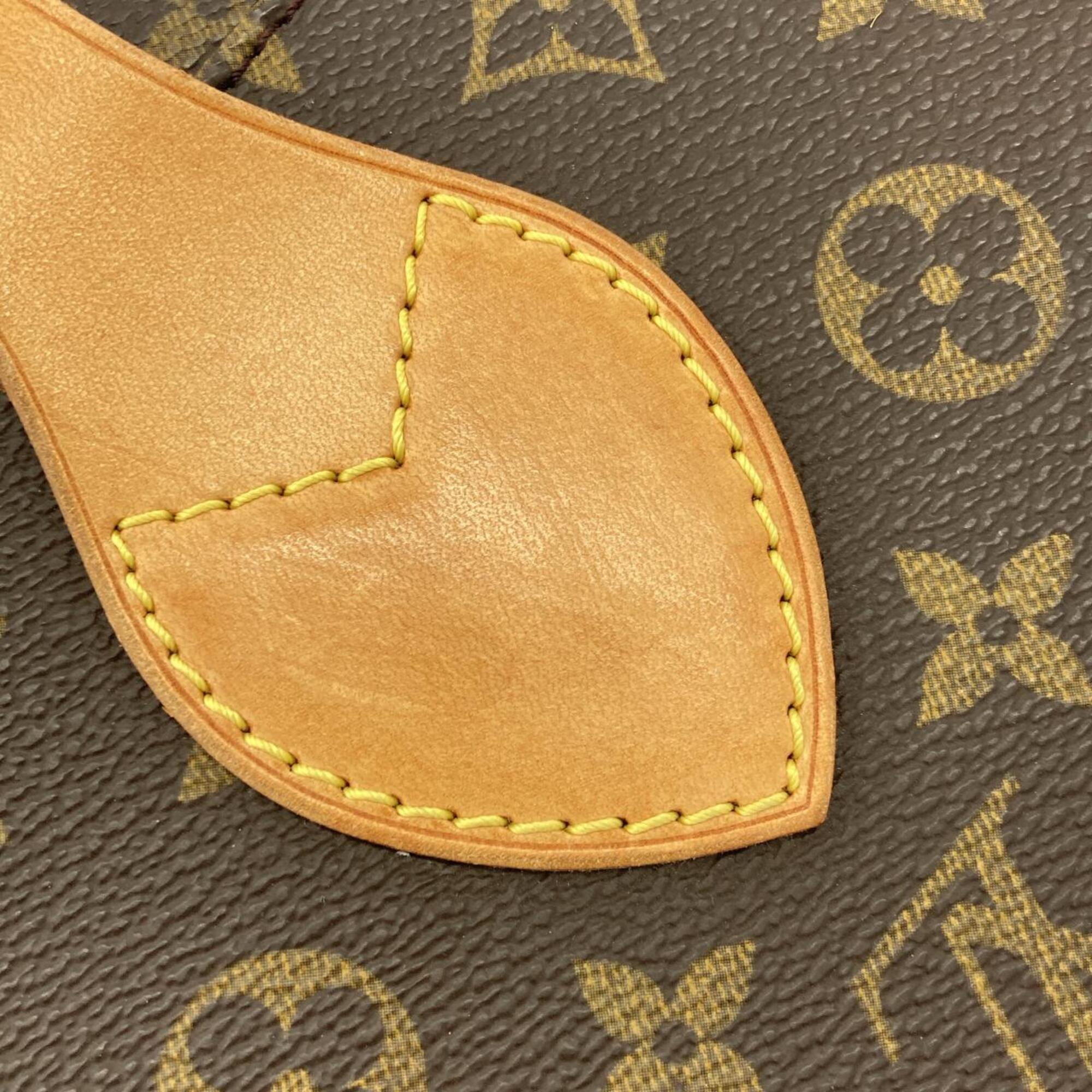 Louis Vuitton Marron Monogram Coated Canvas Shoulder Bag (Pre-Owned)