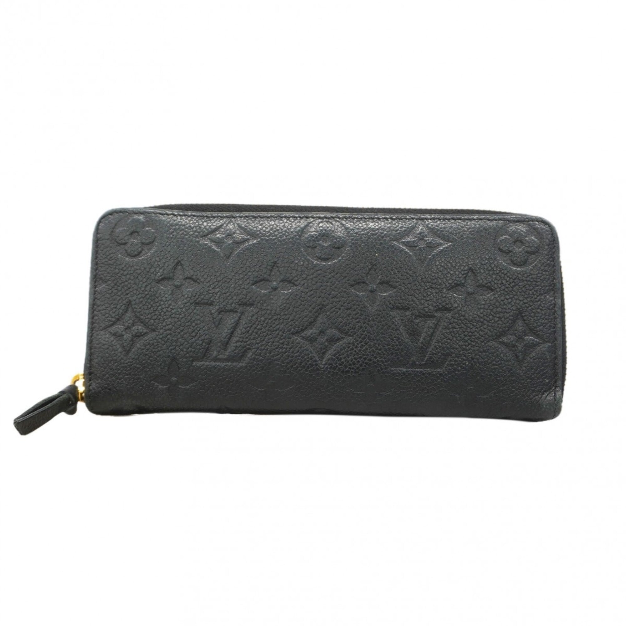 Louis Vuitton Noir Long Wallet (Bi-Fold) (Pre-Owned)