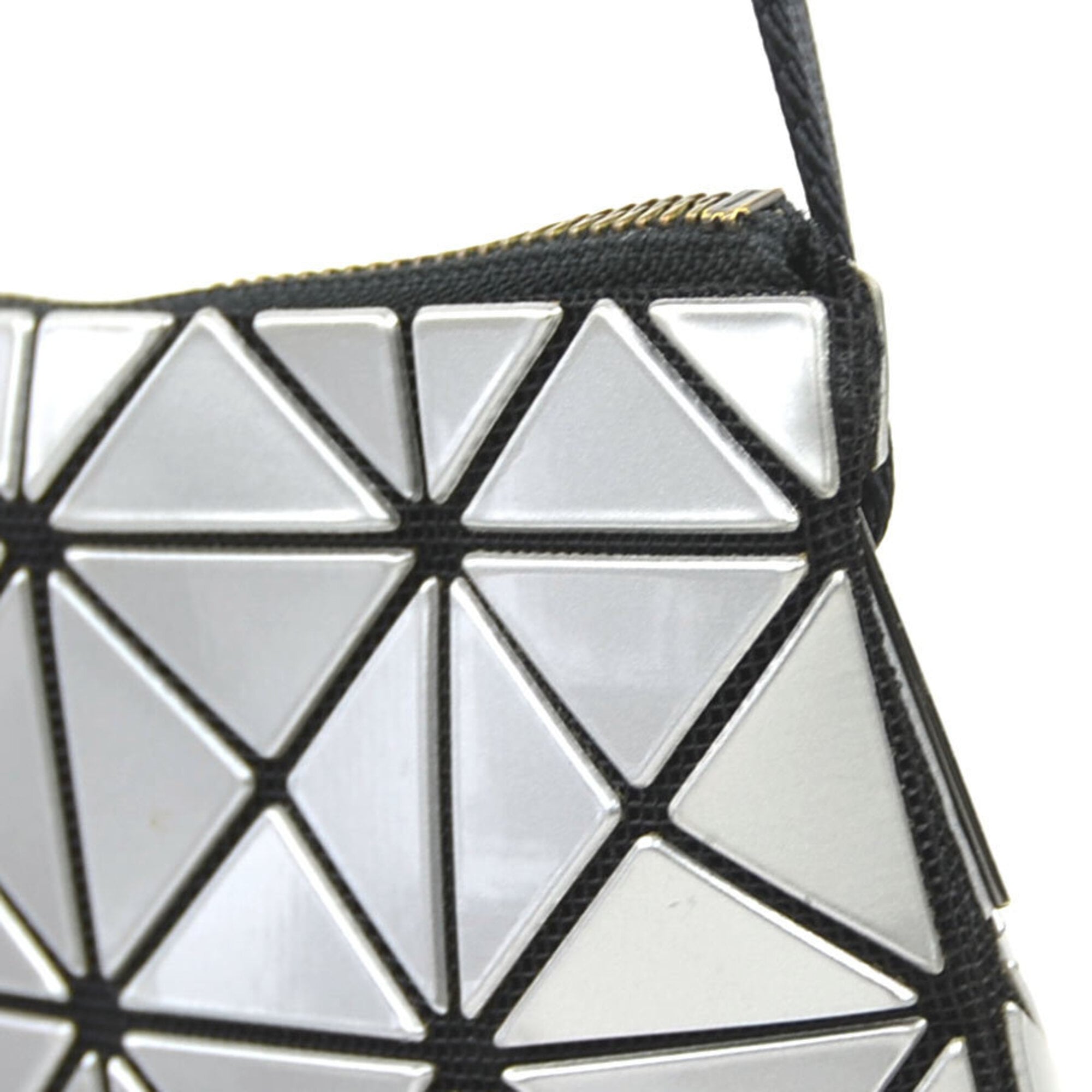 Issey Miyake Gray Pvc Shoulder Bag (Pre-Owned)