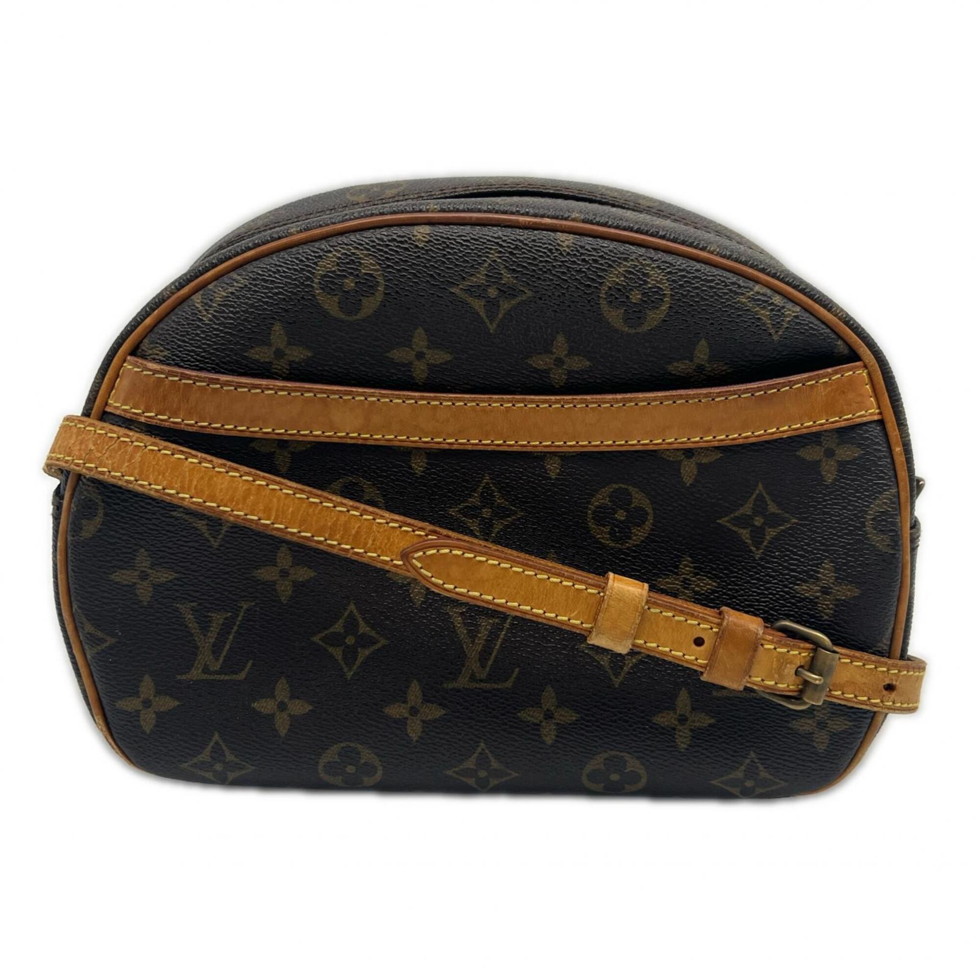 Louis Vuitton Brown Coated Canvas Leather Shoulder Bag (Pre-Owned)
