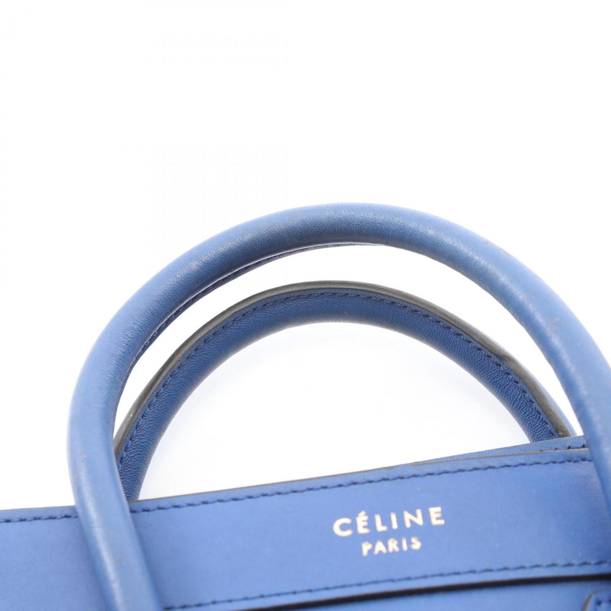 Celine Blue Leather Handbag (Pre-Owned)