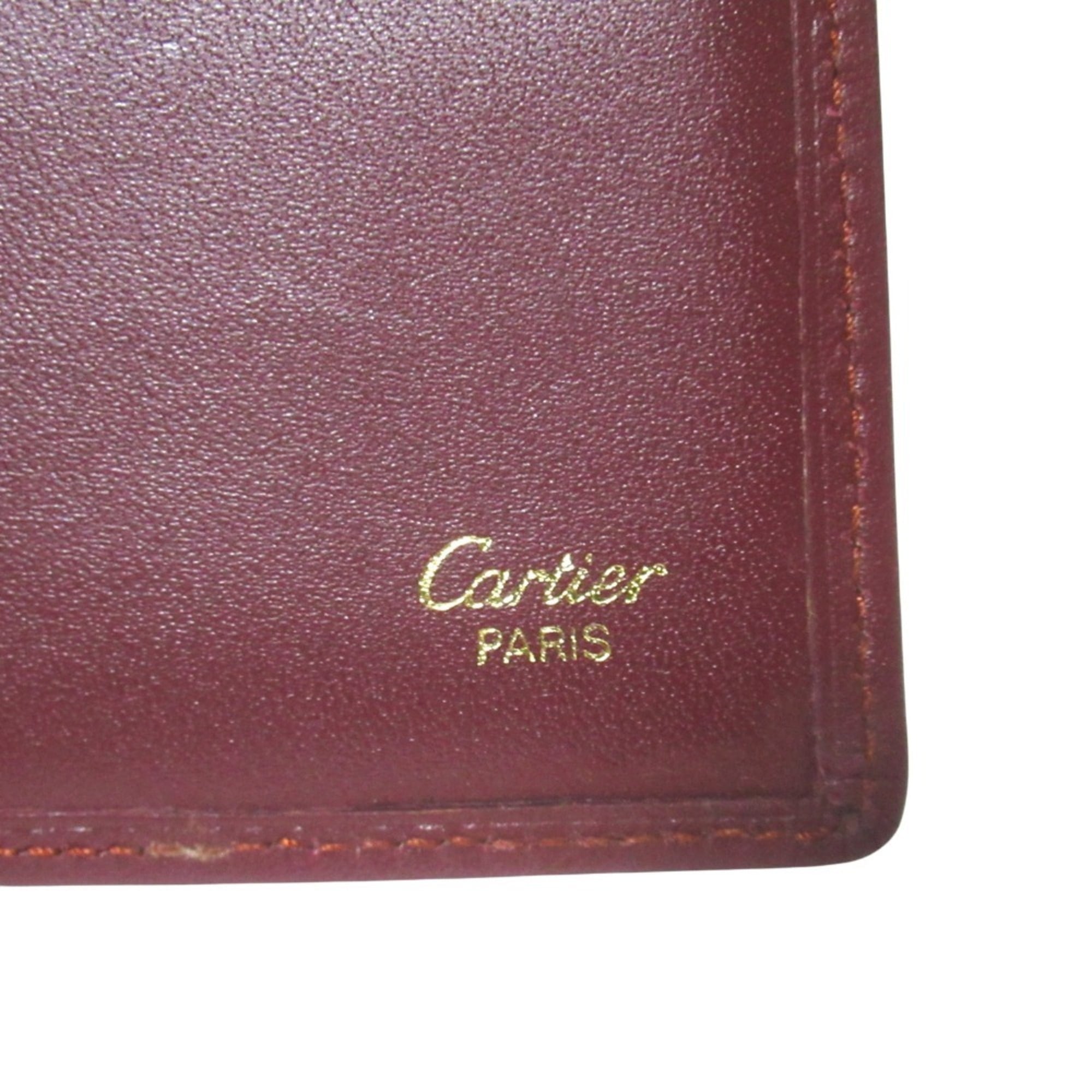 Cartier Bordeaux Long Wallet (Bi-Fold) (Pre-Owned)