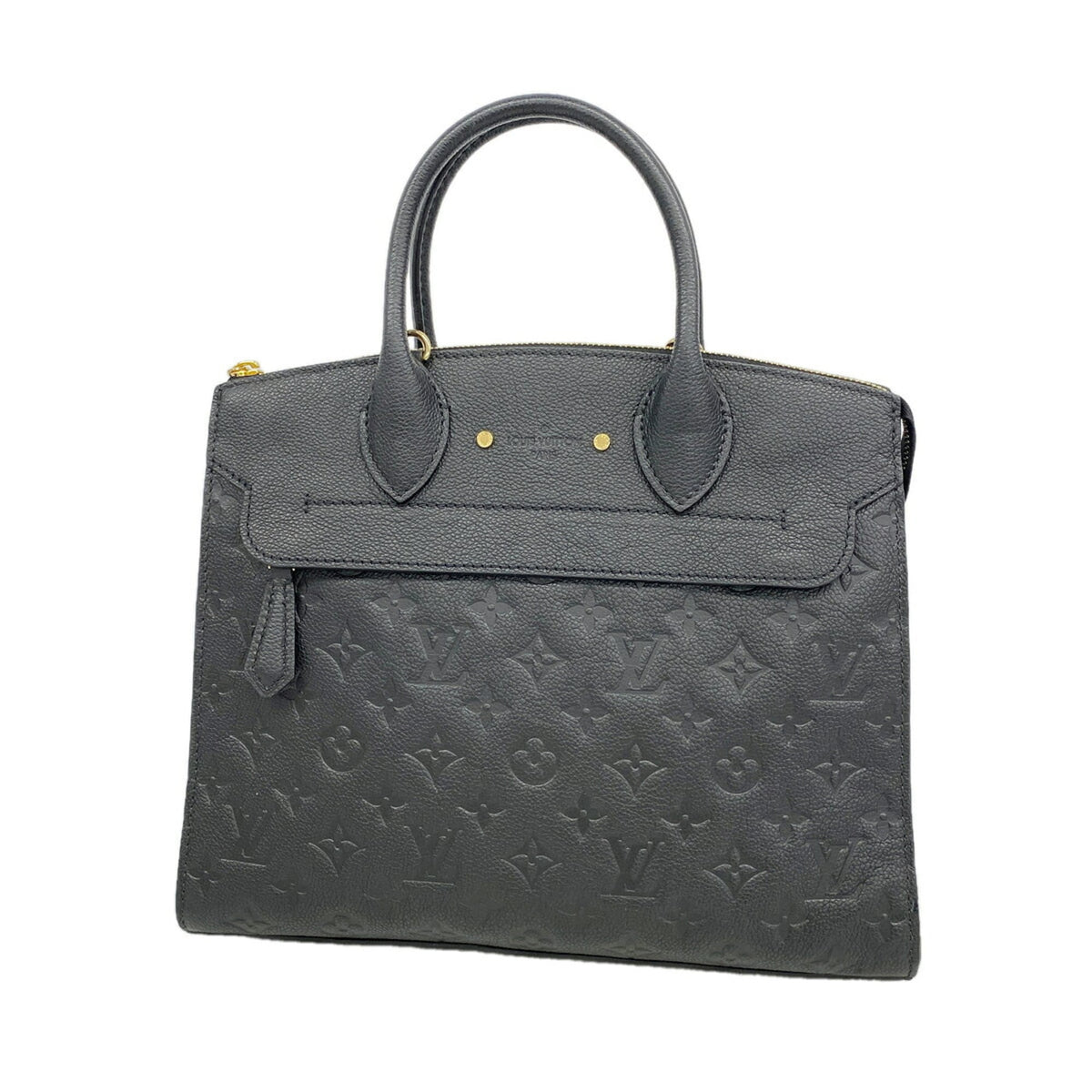 Louis Vuitton Noir Handbag (Pre-Owned)