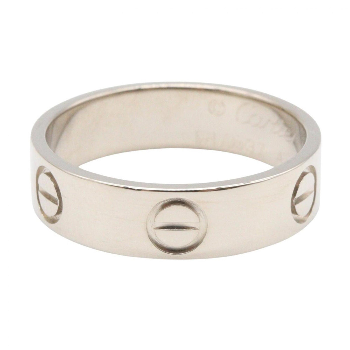 Cartier Silver White Gold (18K) Band Ring (Pre-Owned)
