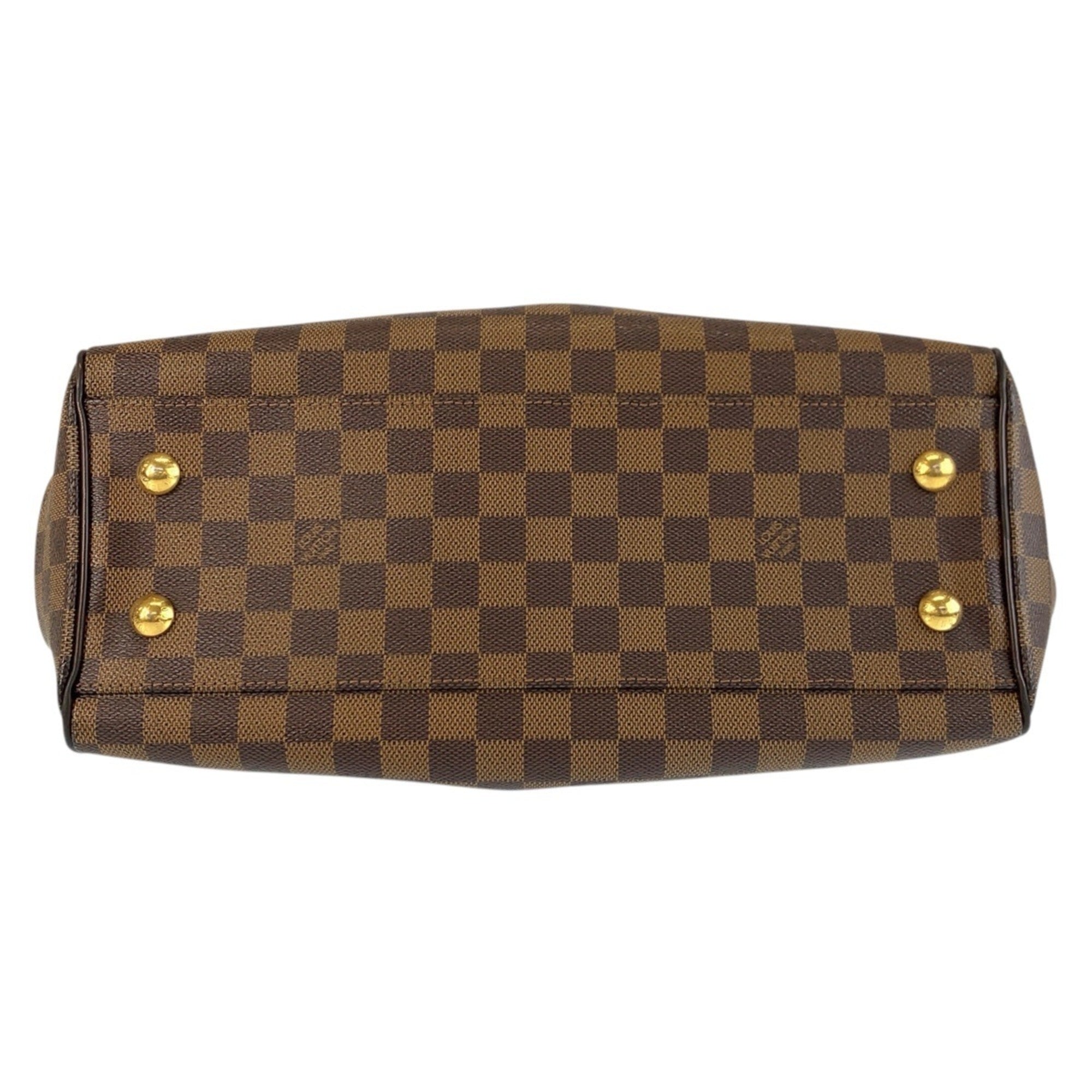Louis Vuitton Brown Damier Canvas Pvc Handbag Shoulder Bag (Pre-Owned)