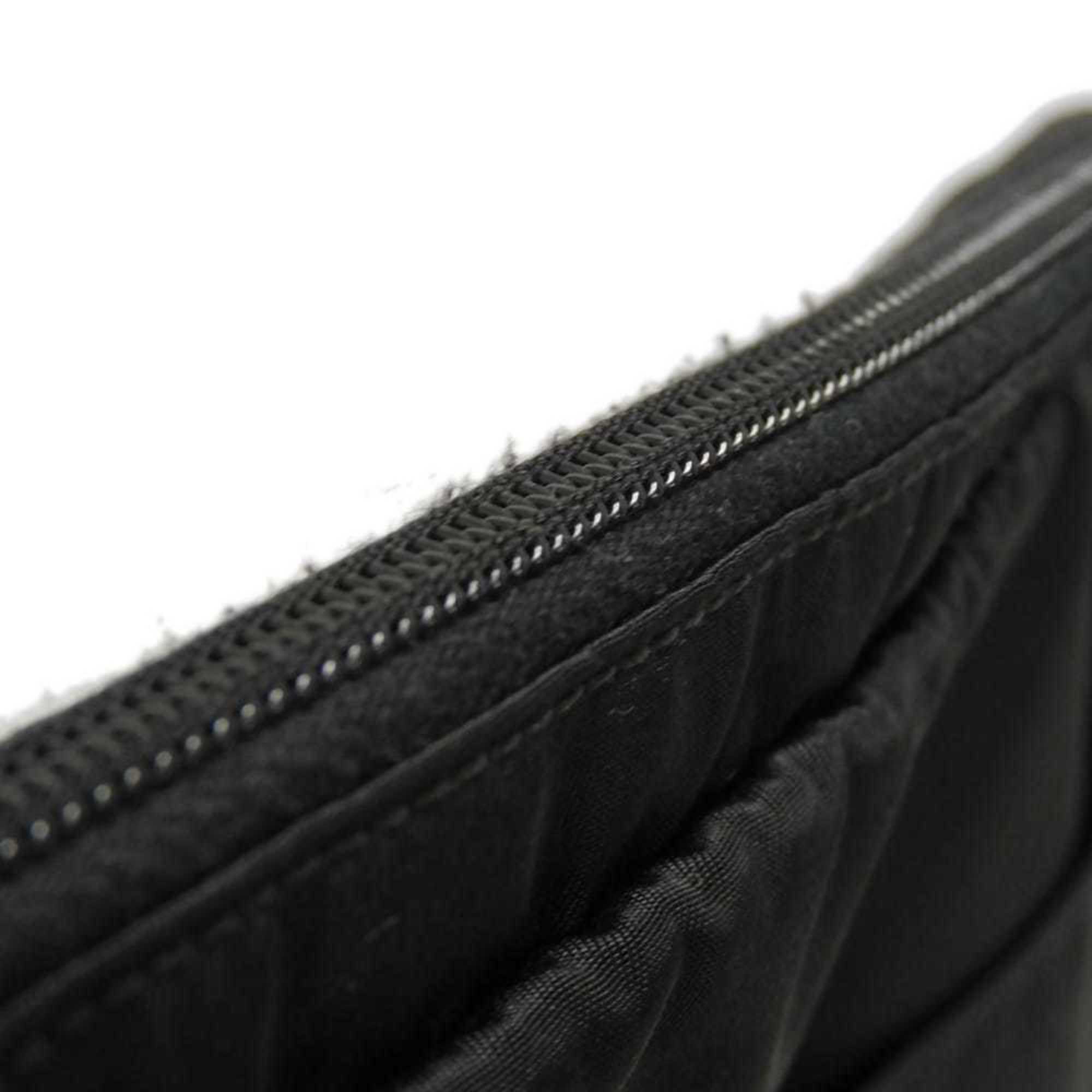 Prada Black Nero Nylon Clutch Bag (Pre-Owned)