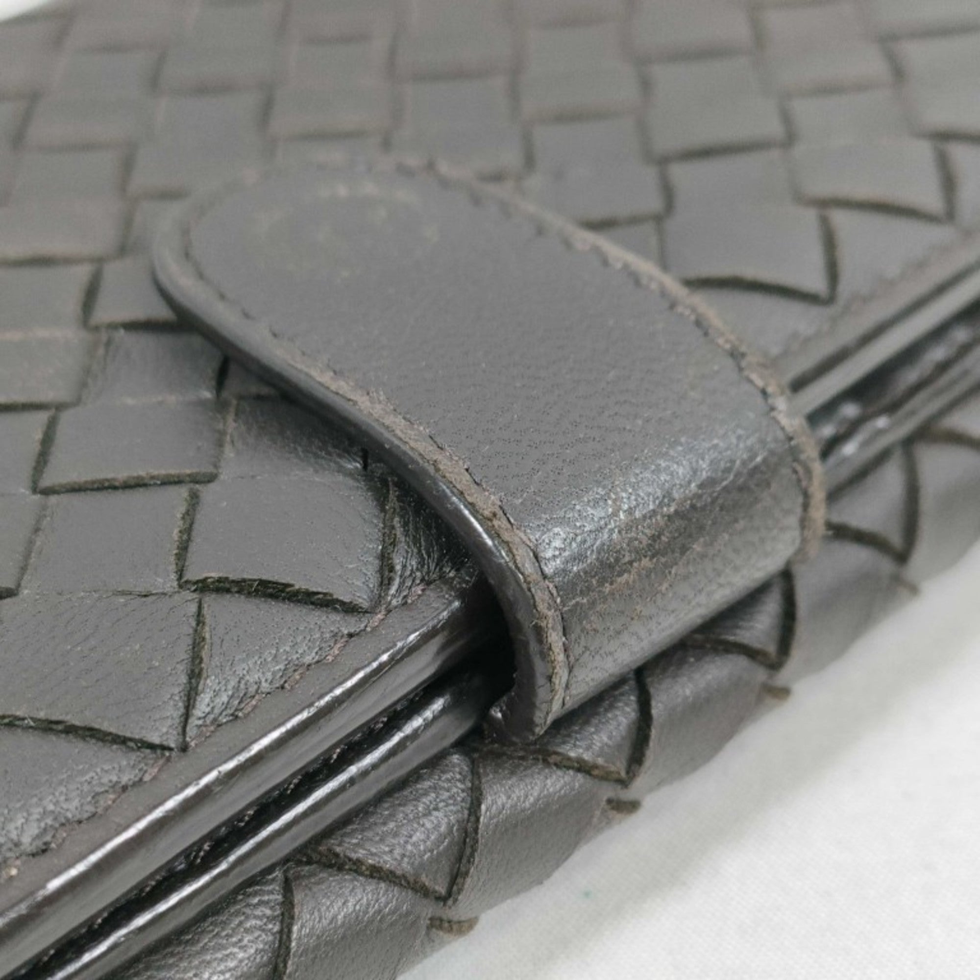 Bottega Veneta Brown Leather Coin Purse/Coin Case (Pre-Owned)