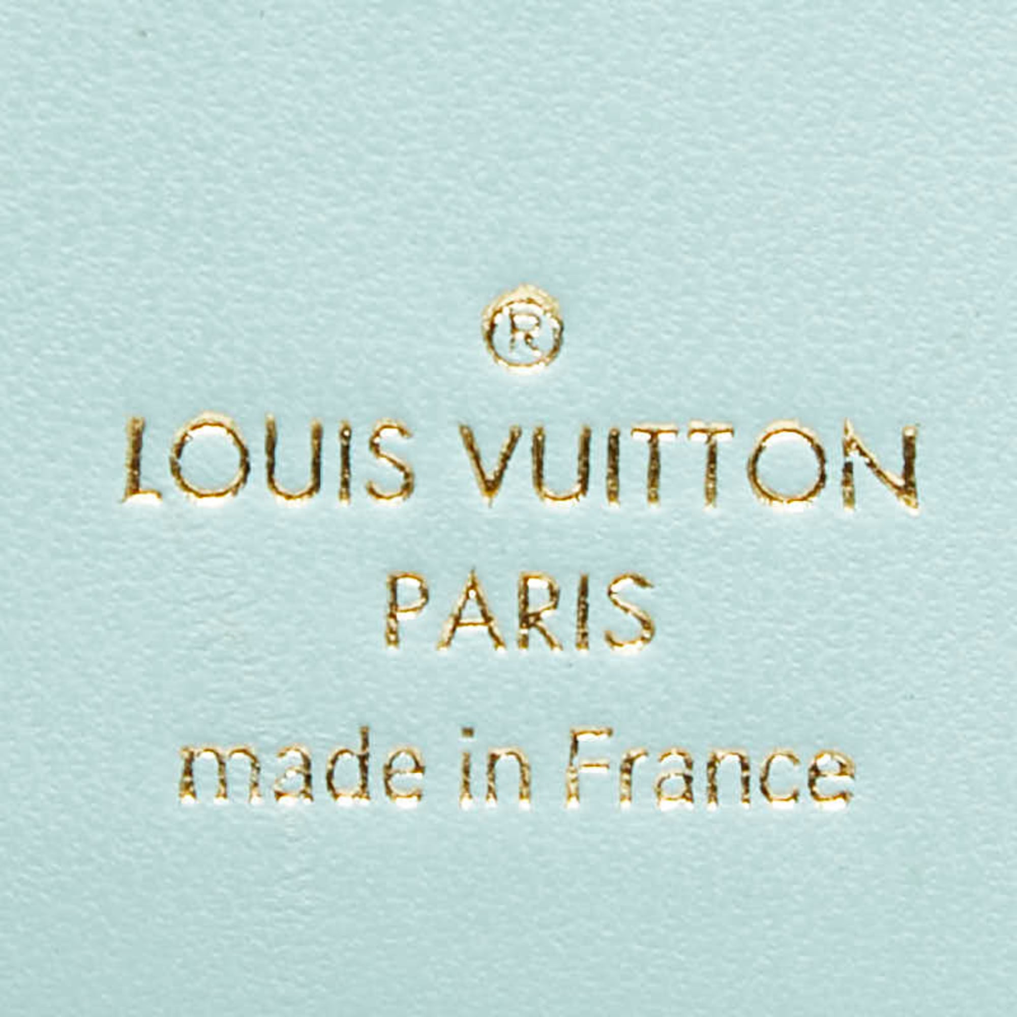 Louis Vuitton Beige Leather Long Wallet (Bi-Fold) (Pre-Owned)