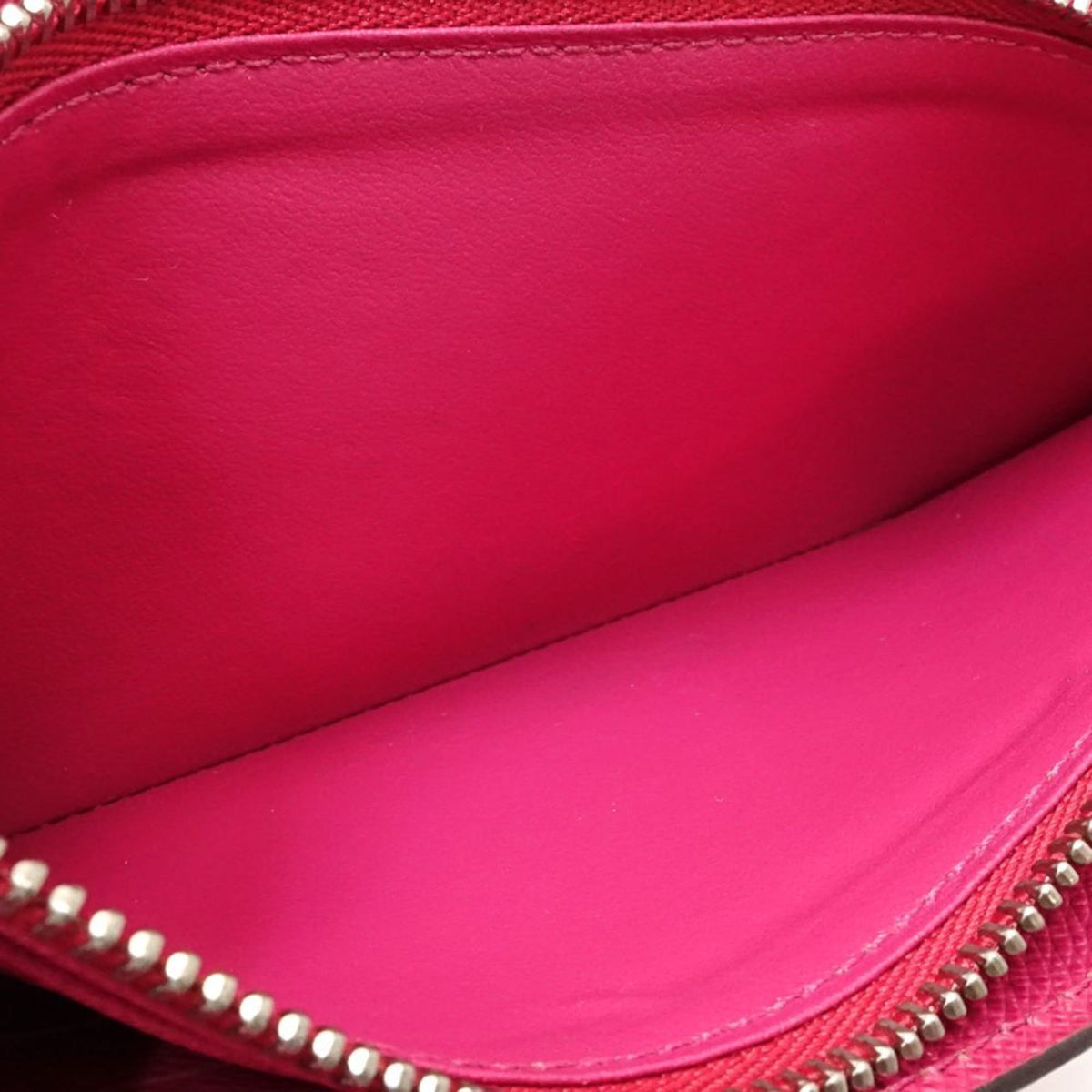 Louis Vuitton Hot Pink Leather Long Wallet (Bi-Fold) (Pre-Owned)