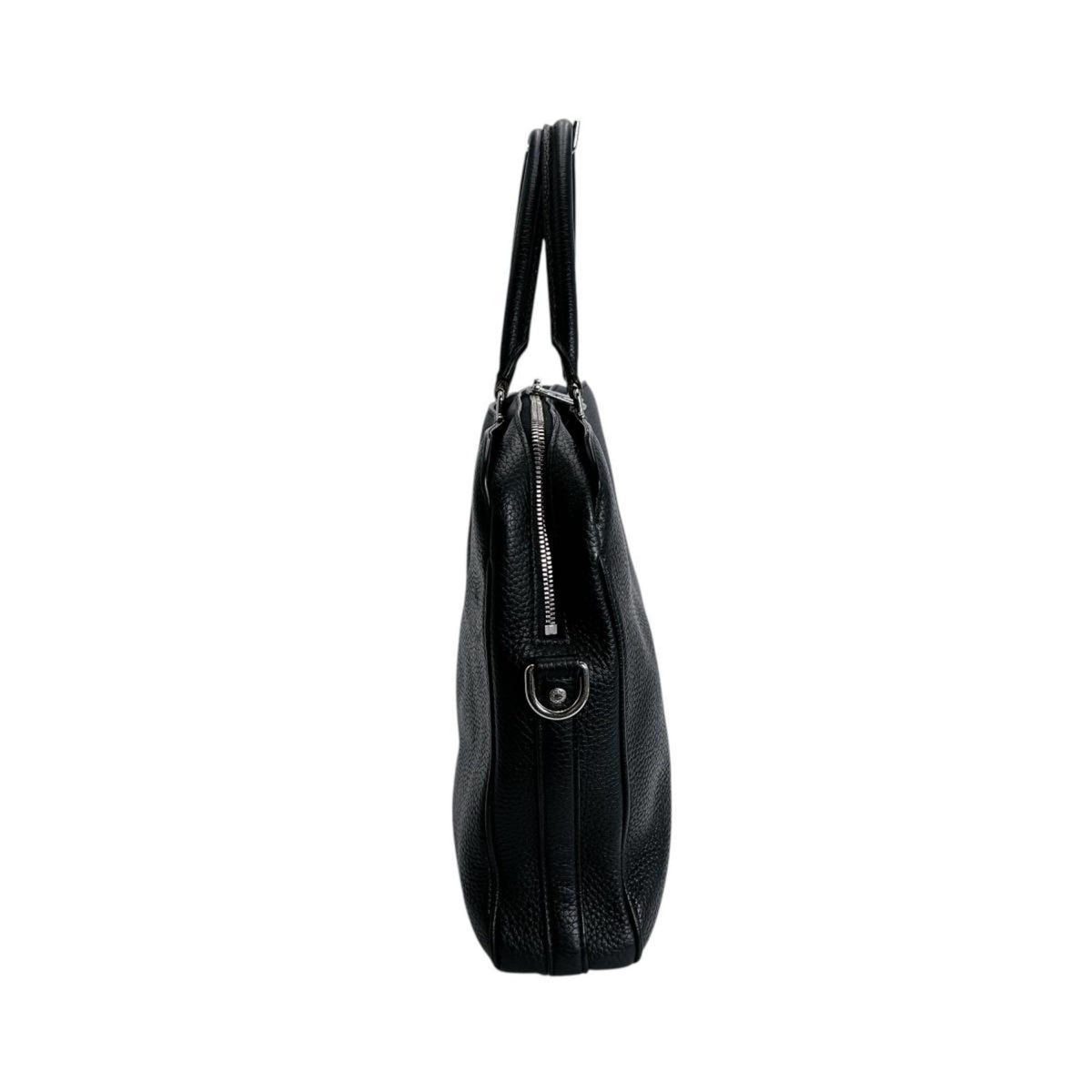 Louis Vuitton Black Noir Leather Briefcase Handbag (Pre-Owned)