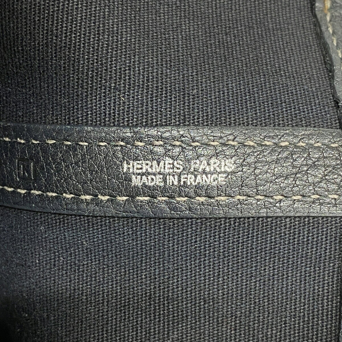 Hermes Black Toile Officier Tote Bag (Pre-Owned)