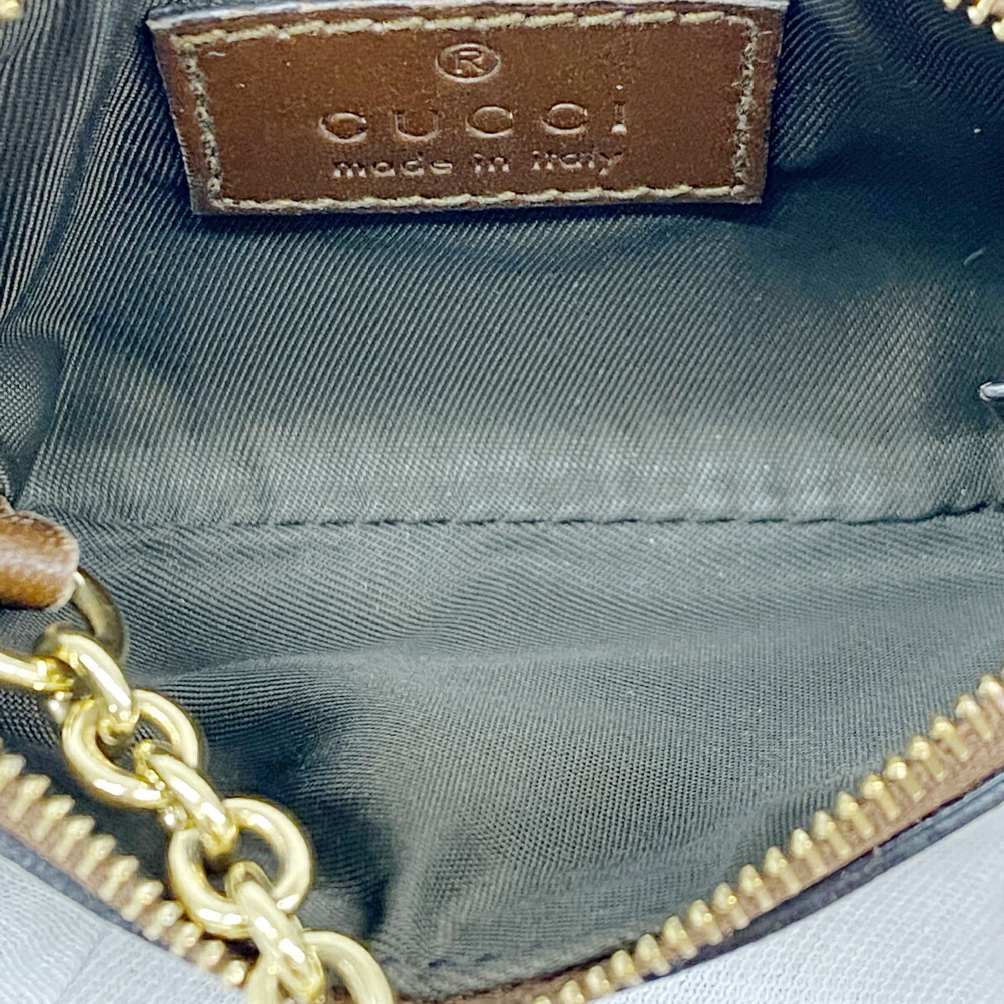 Gucci Brown Pvc Coin Purse/Coin Case (Pre-Owned)
