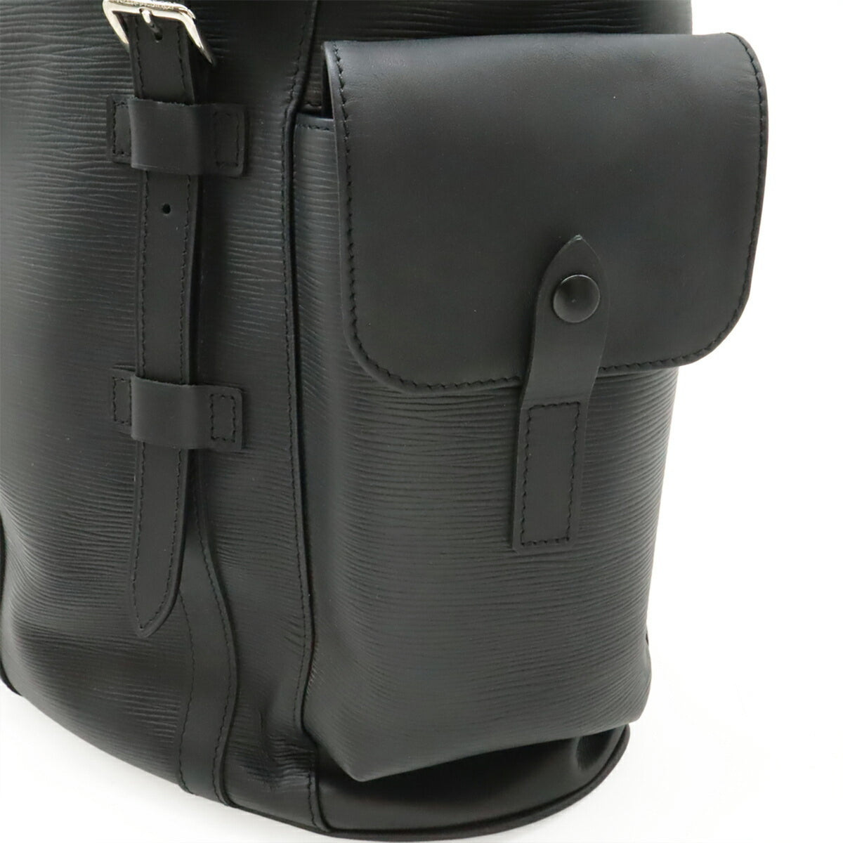 Louis Vuitton Black Noir Epi Leather Backpack (Pre-Owned)
