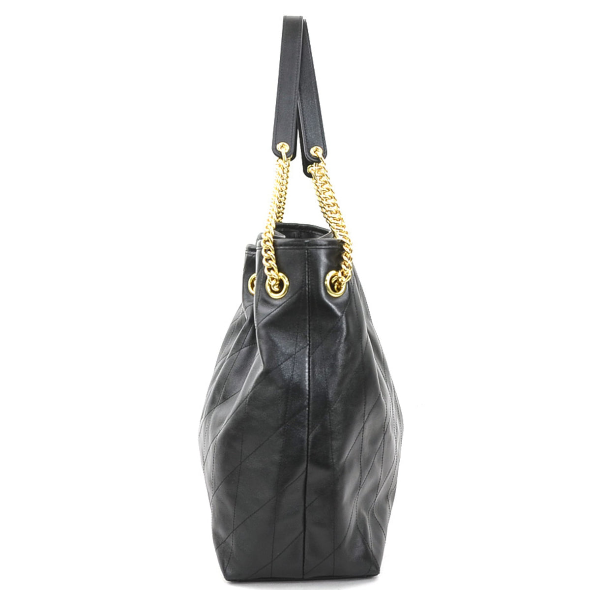 Coach Black Leather Shoulder Bag (Pre-Owned)
